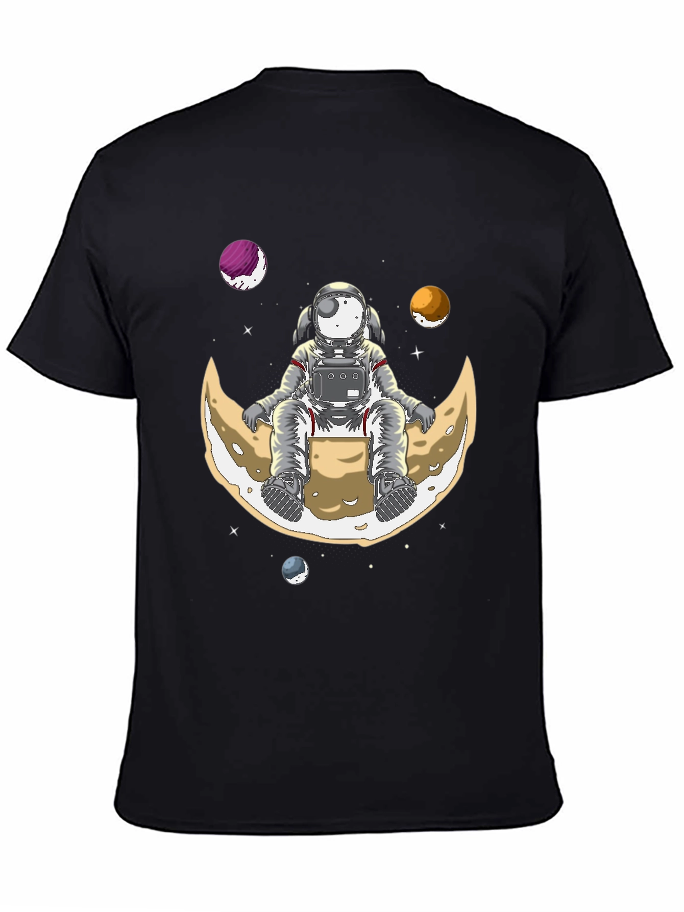 Astronaut on Moon T-Shirt - Space Graphic Tee