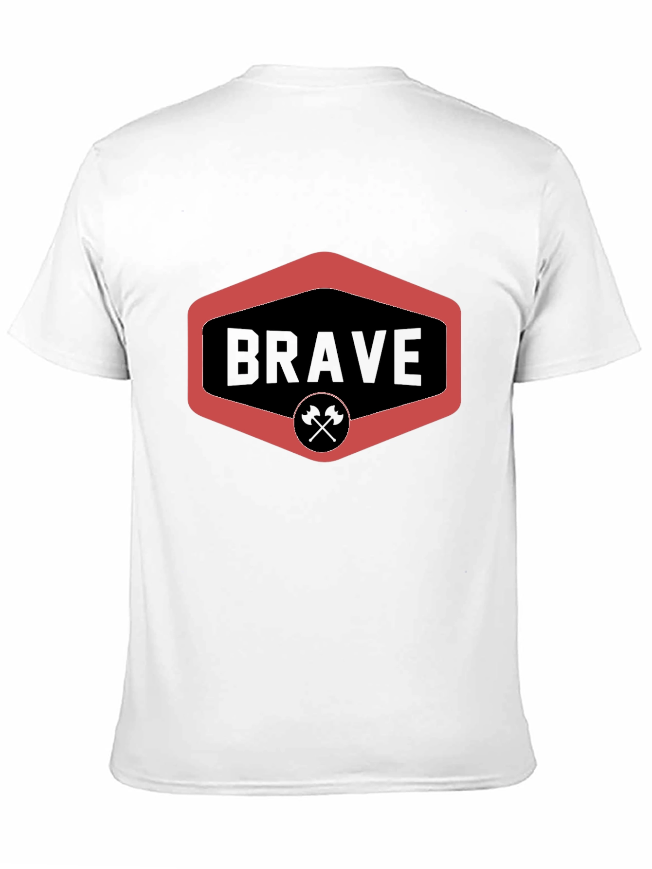 Brave Graphic Tee - Black Crew Neck