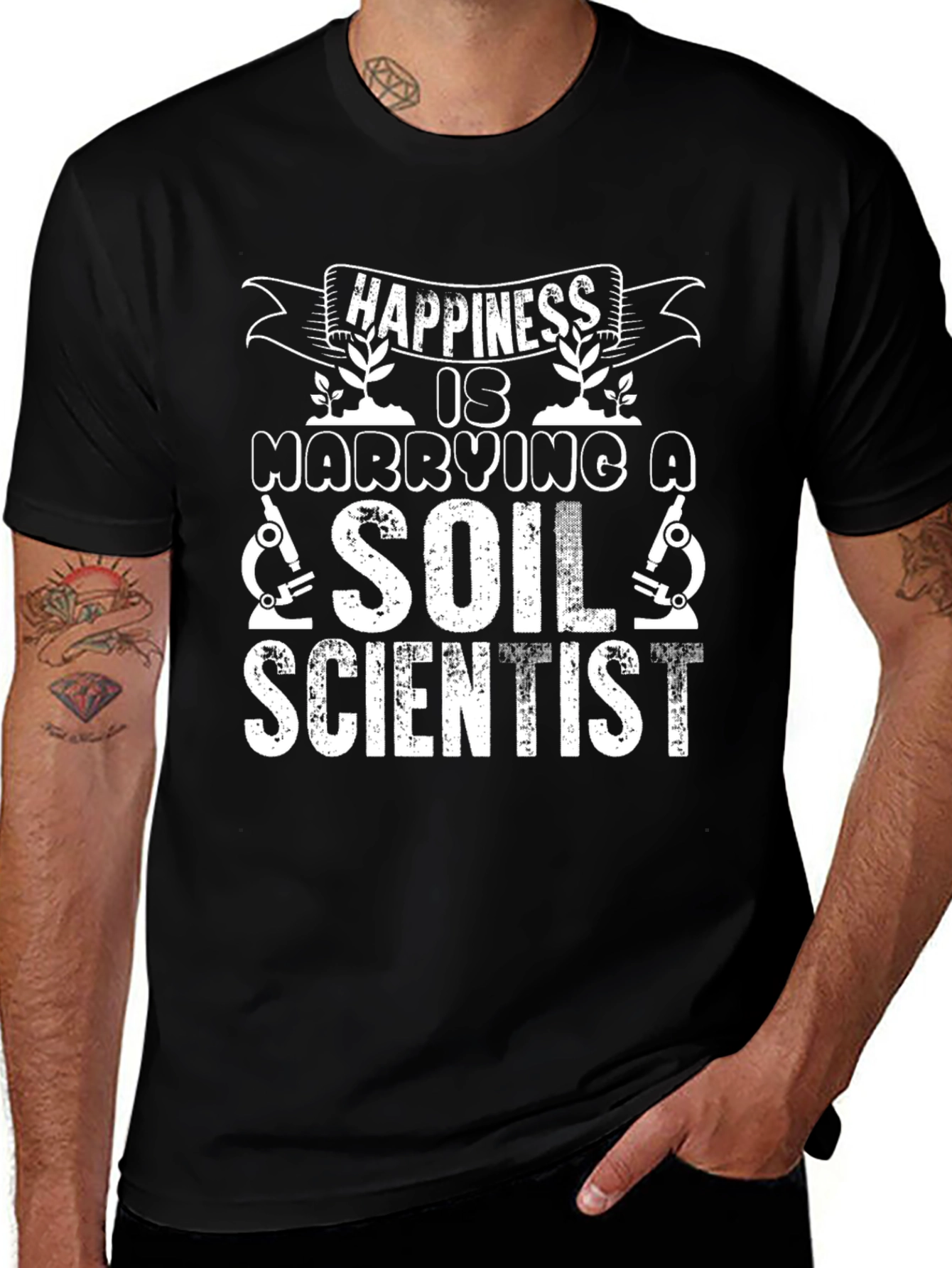 Happiness is Marrying a Soil Scientist T-Shirt