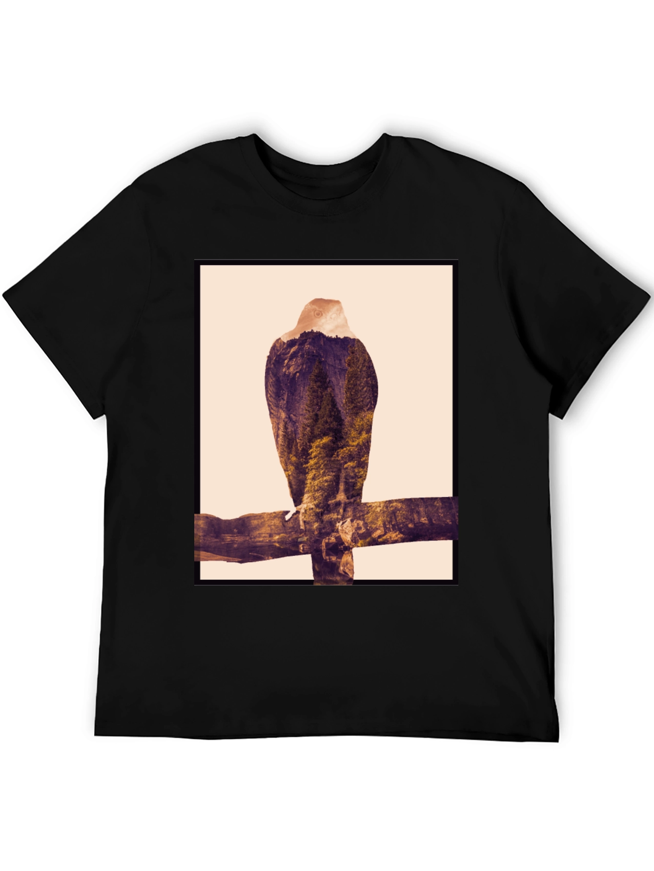 Eagle Mountain Graphic Tee - Black