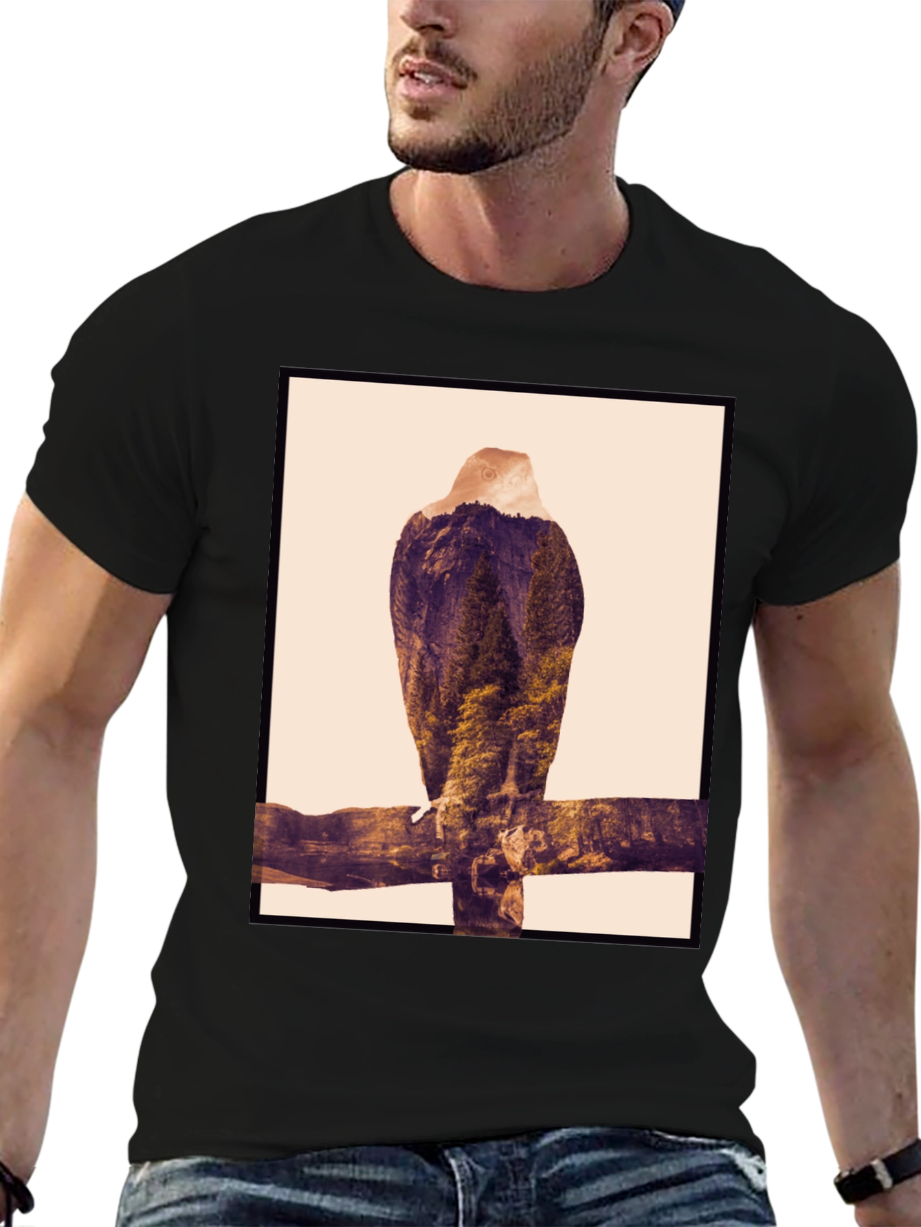 Eagle Mountain Graphic Tee - Black