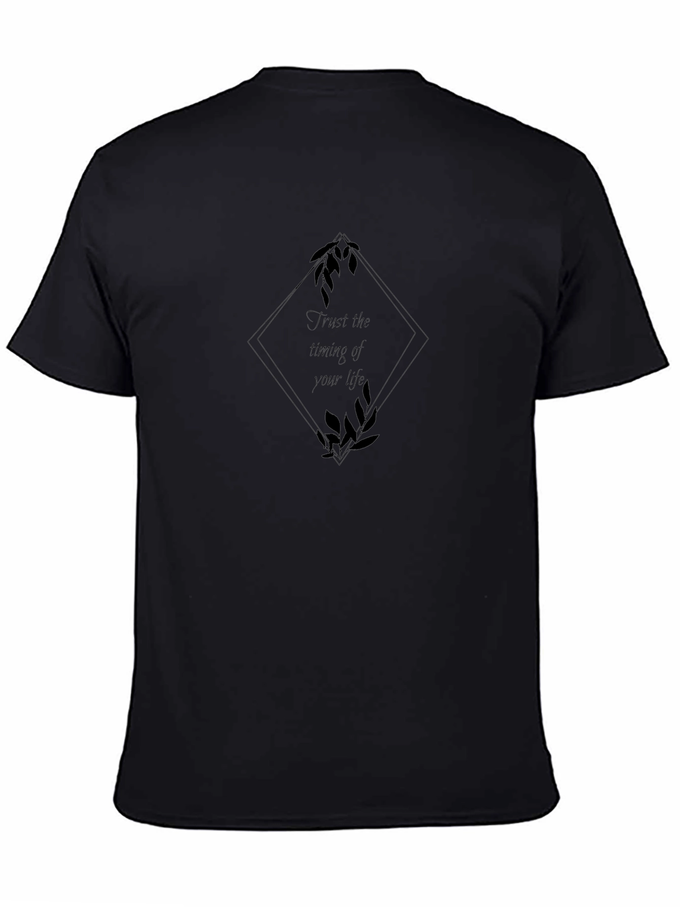 Trust The Timing T-Shirt - Black