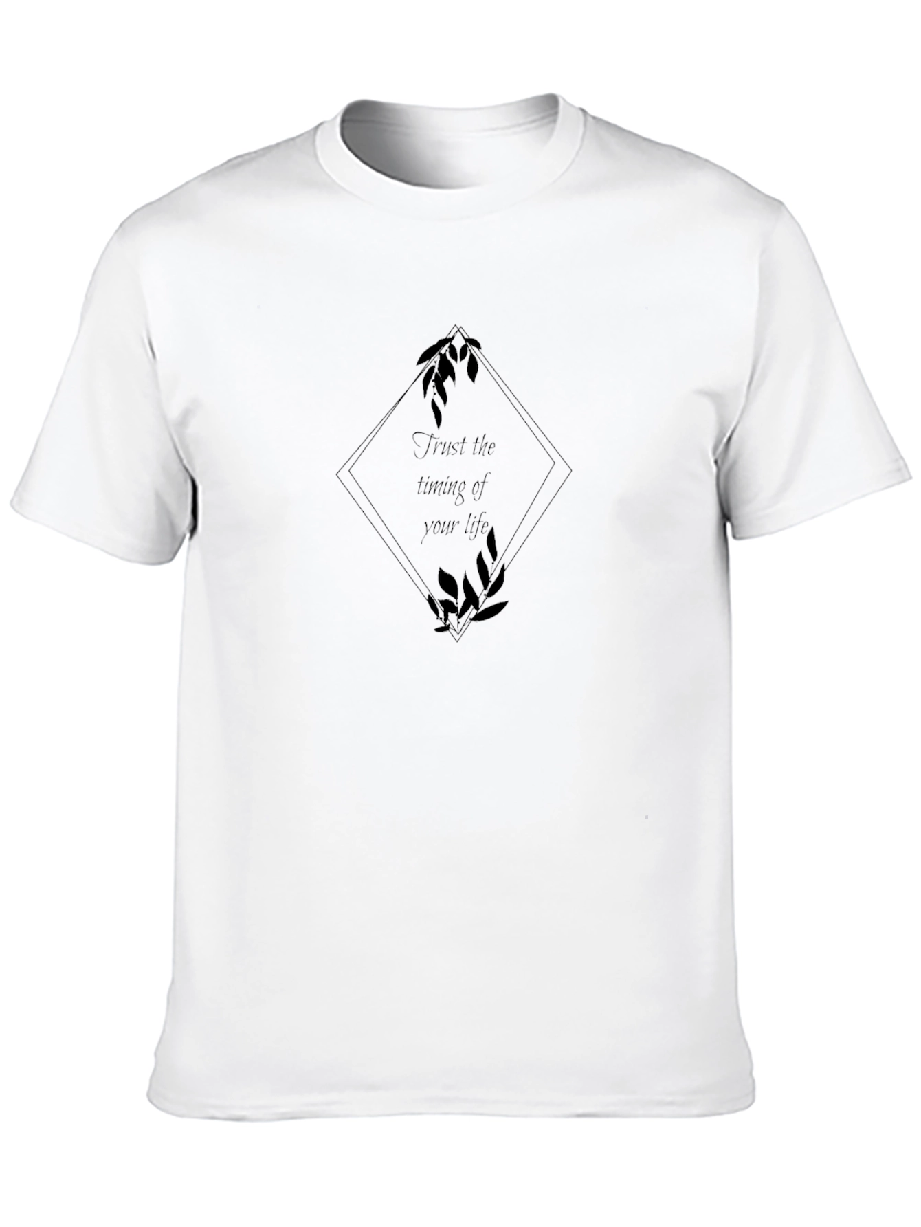 Trust The Timing T-Shirt - Black