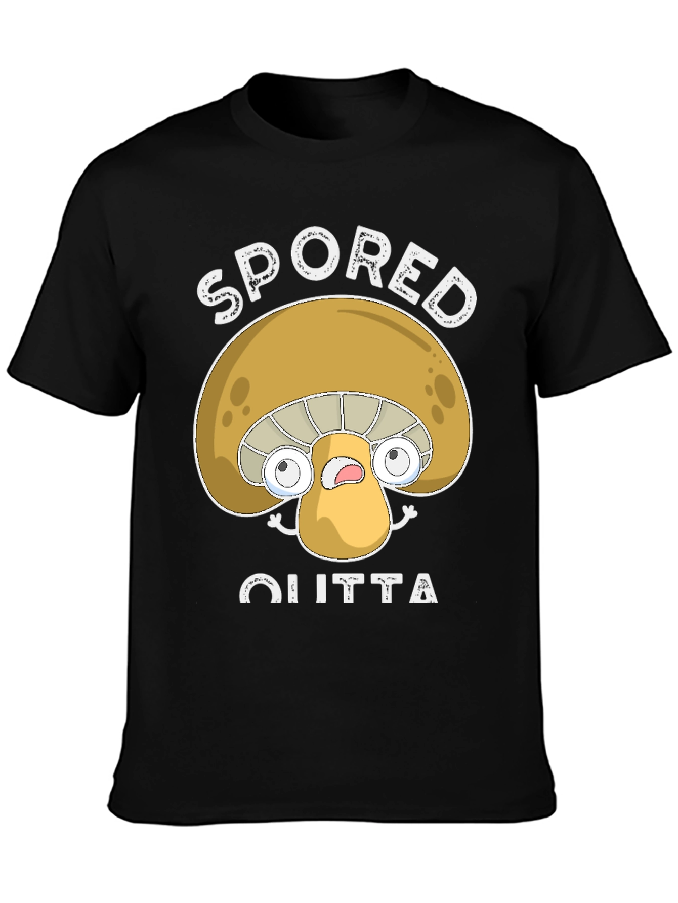 Spored Outta Here Mushroom Graphic Tee