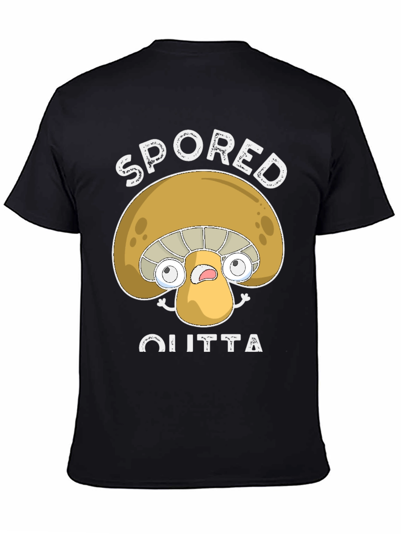 Spored Outta Here Mushroom Graphic Tee