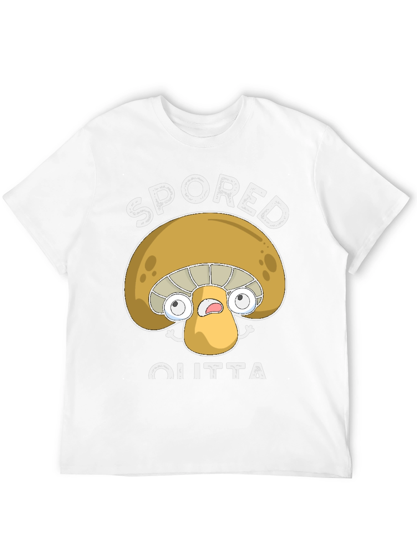 Spored Outta Here Mushroom Graphic Tee