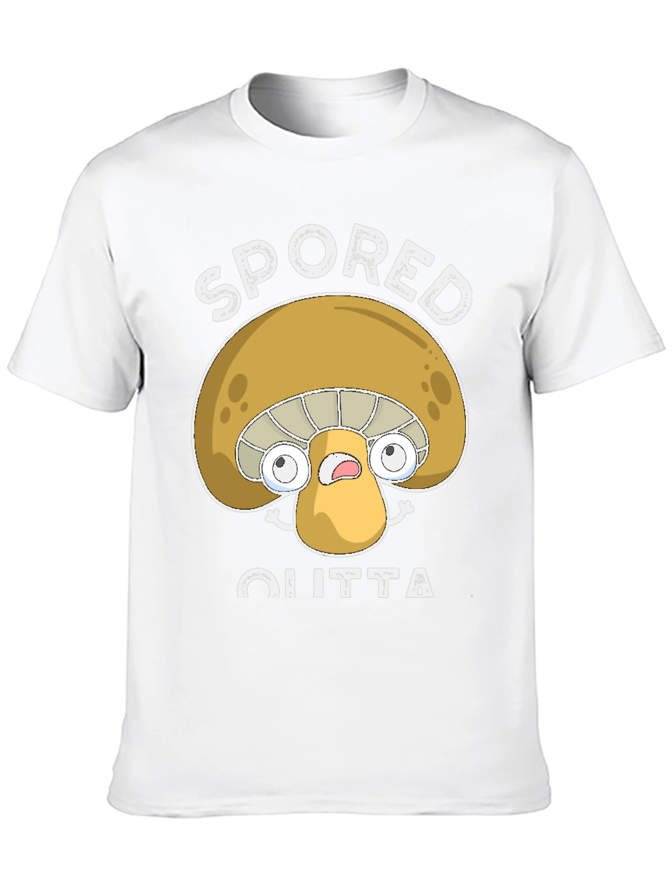 Spored Outta Here Mushroom Graphic Tee