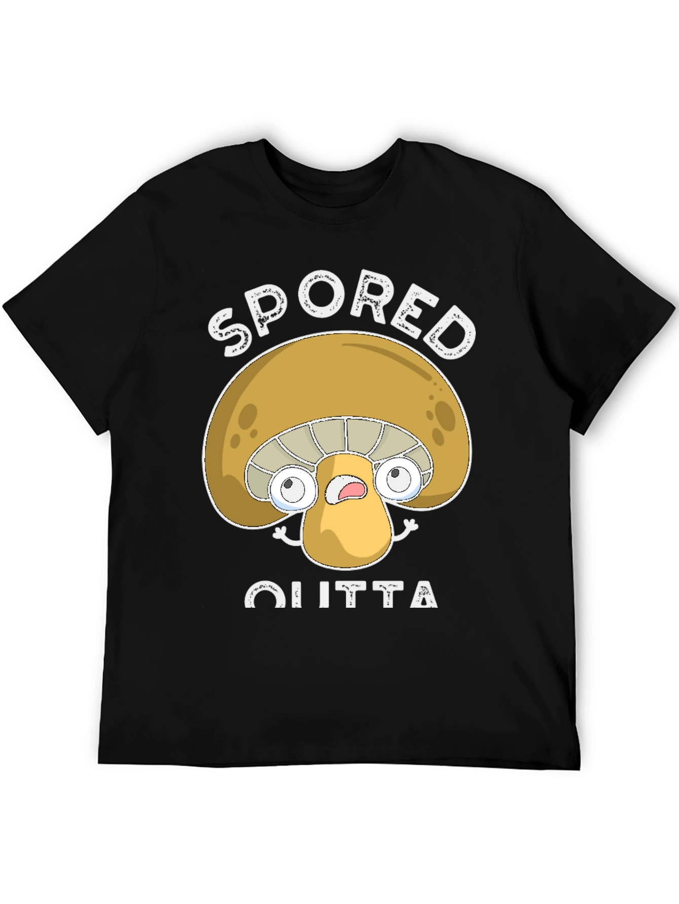 Spored Outta Here Mushroom Graphic Tee