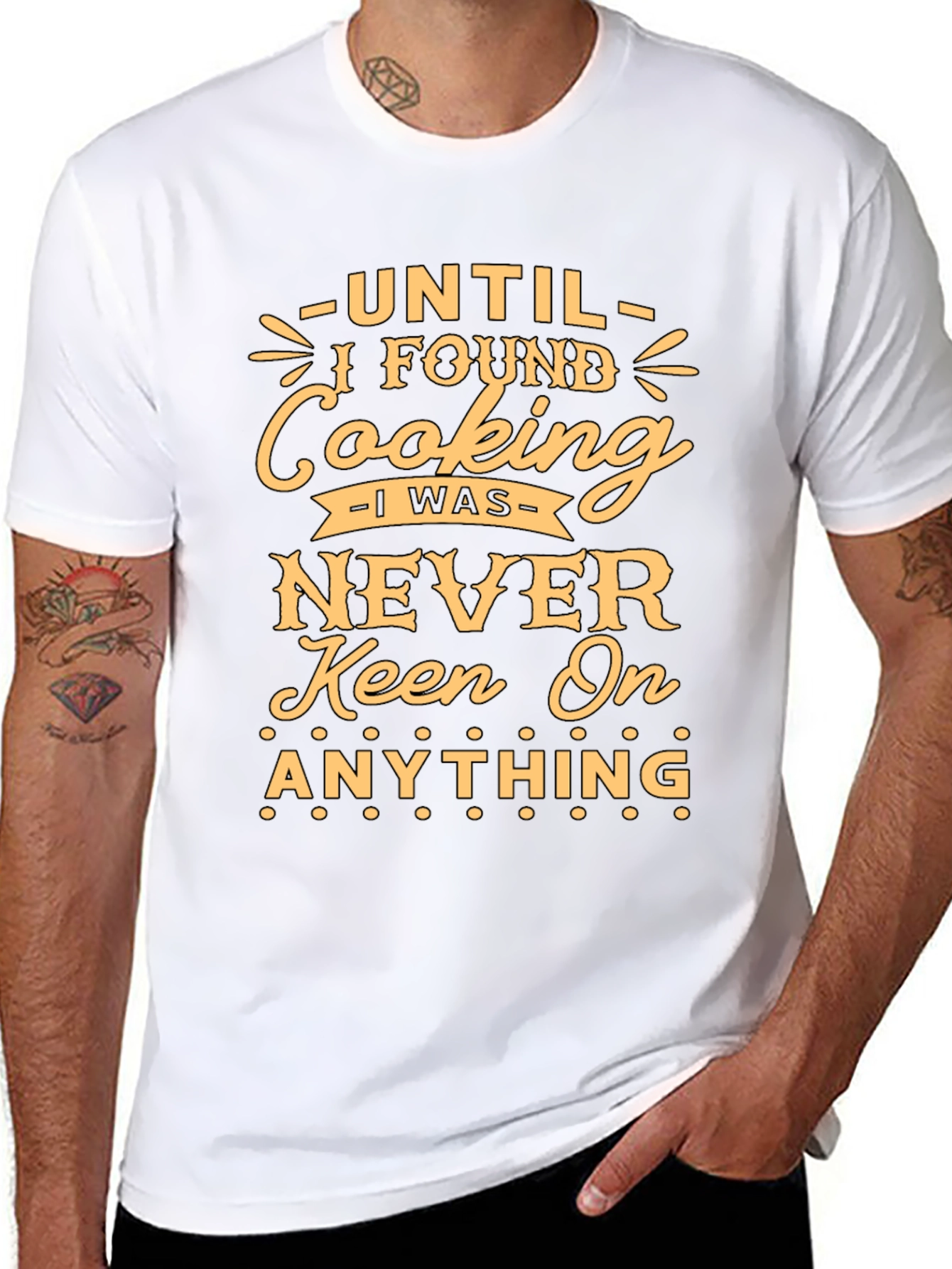 Funny Cooking T-Shirt - Keen On Anything Graphic Tee
