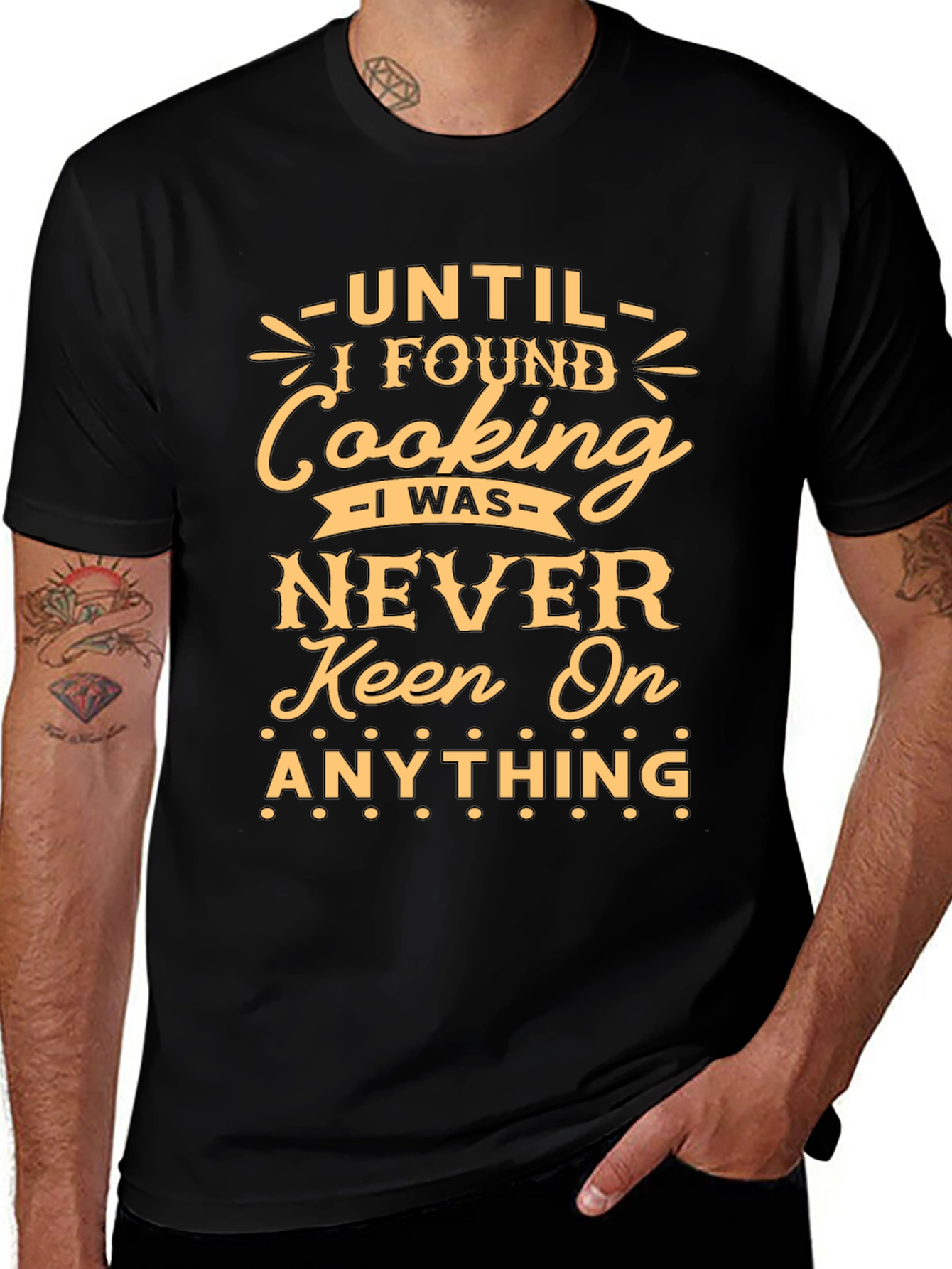 Funny Cooking T-Shirt - Keen On Anything Graphic Tee