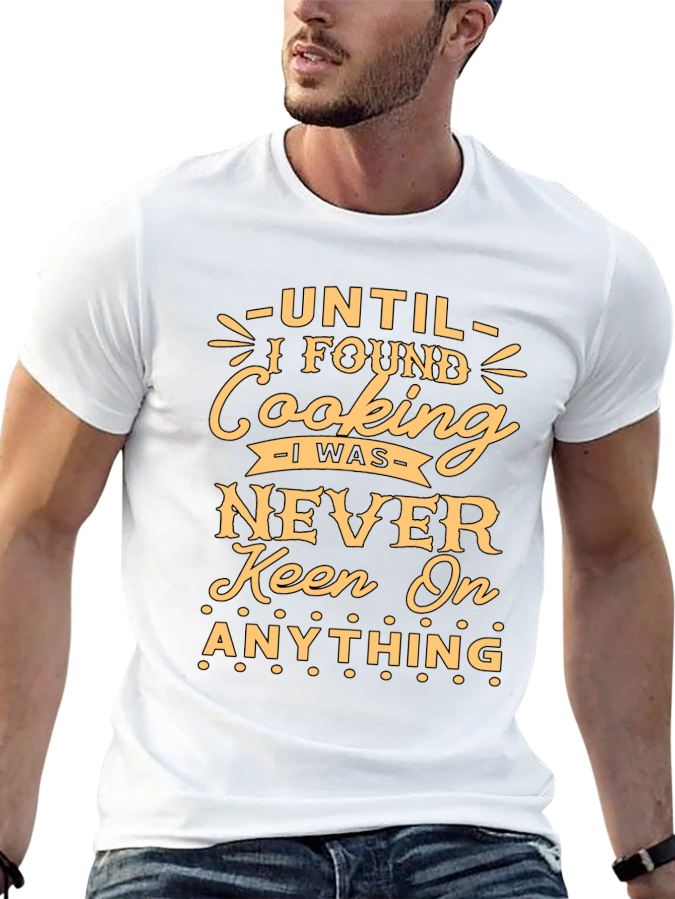 Funny Cooking T-Shirt - Keen On Anything Graphic Tee