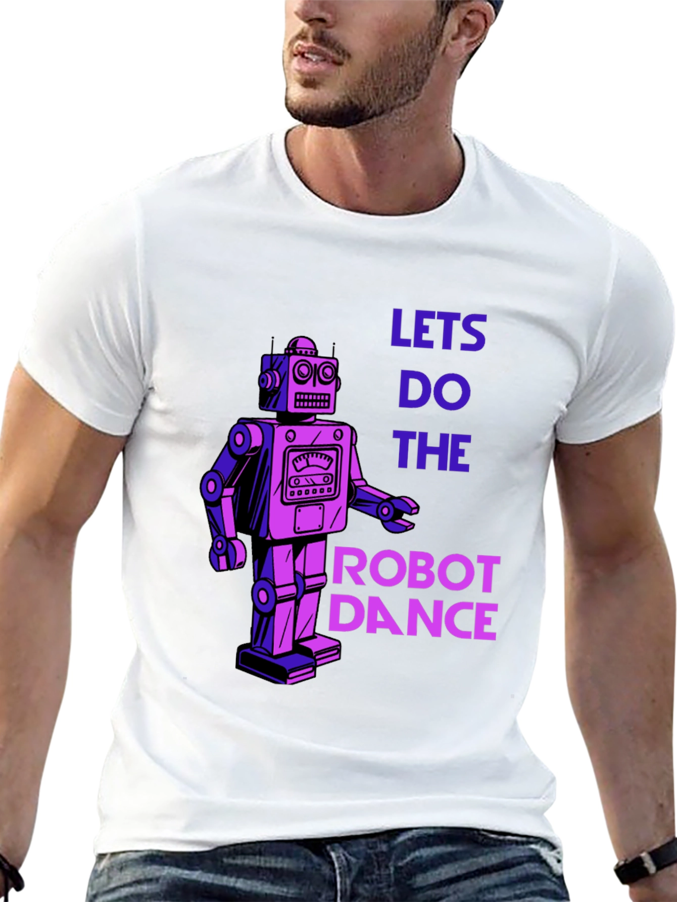 Robot Dance Graphic Tee - Funky & Fresh