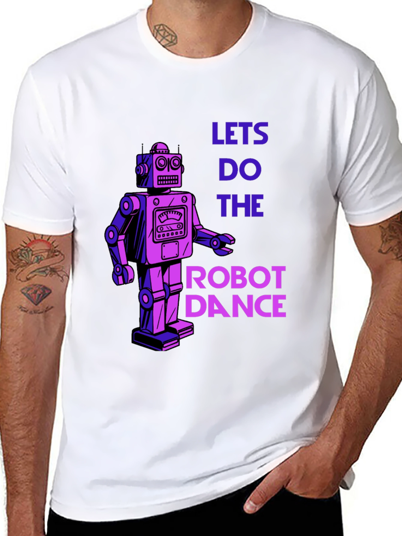 Robot Dance Graphic Tee - Funky & Fresh
