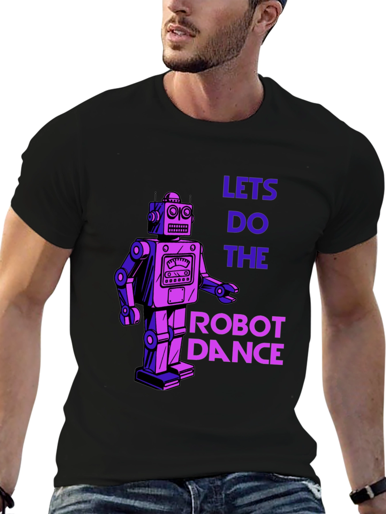 Robot Dance Graphic Tee - Funky & Fresh