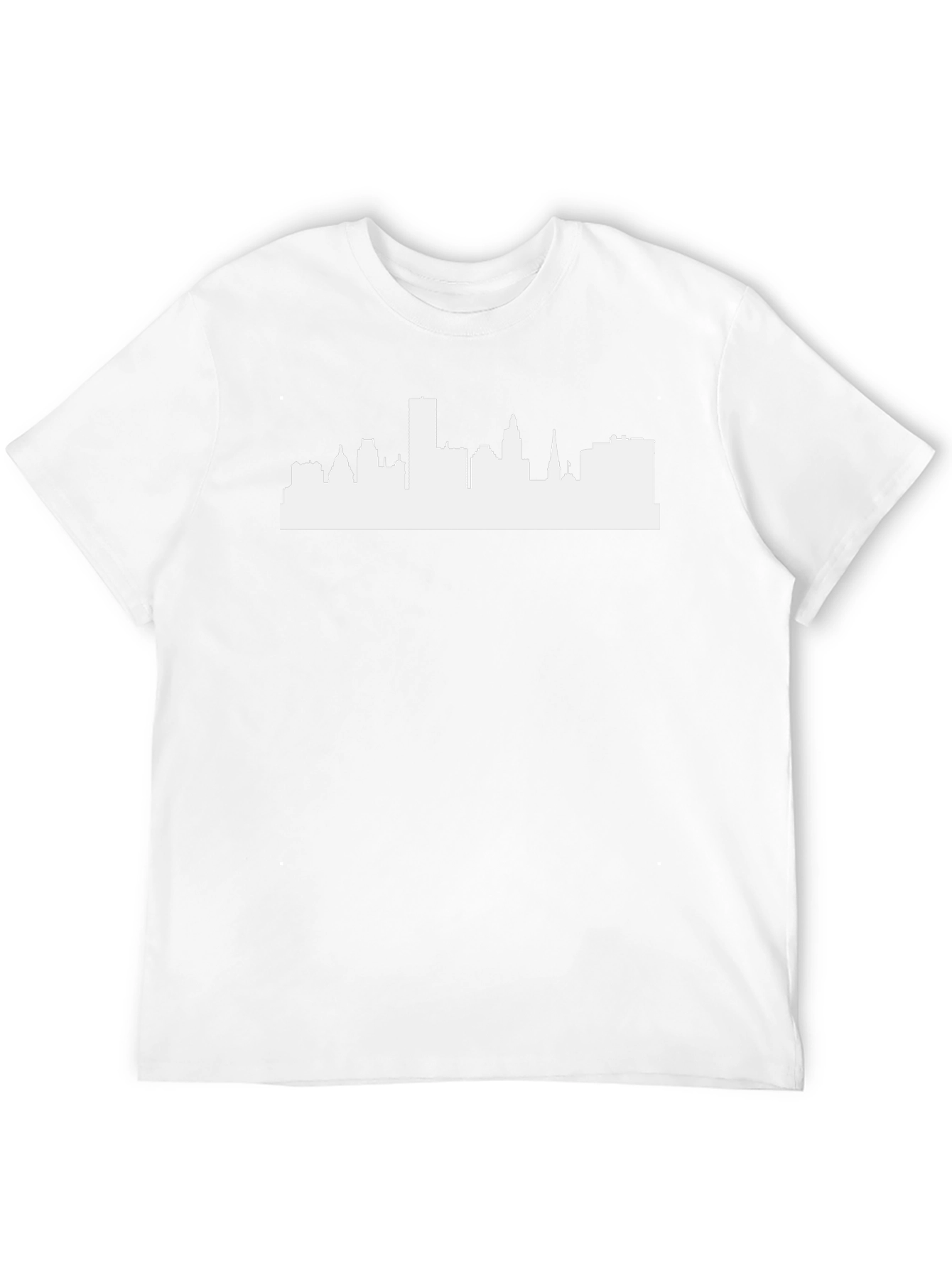Cityscape Graphic Tee - Modern Black T-Shirt