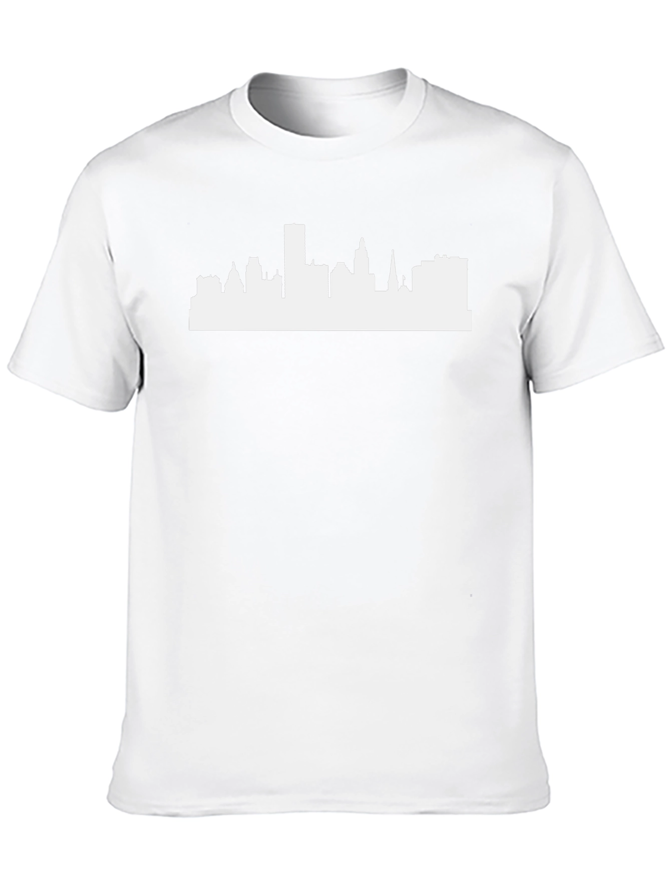 Cityscape Graphic Tee - Modern Black T-Shirt