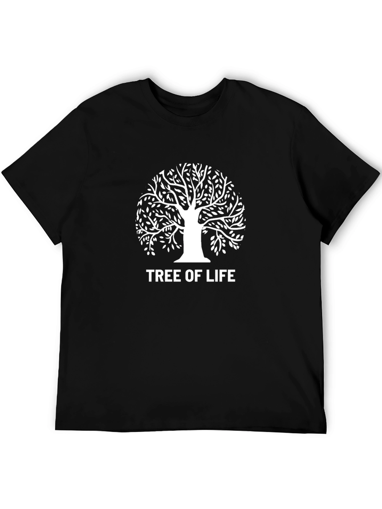 Tree of Life Graphic T-Shirt - Stylish Black Tee