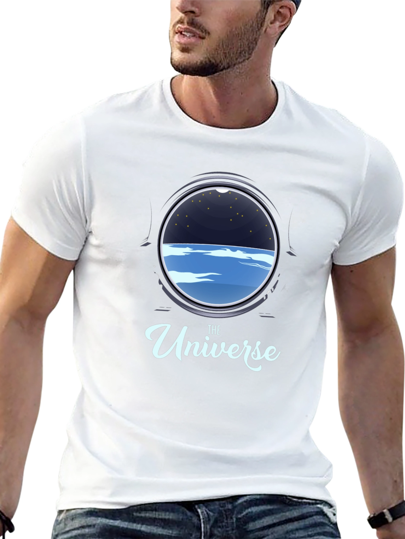 The Universe Porthole Black T-Shirt
