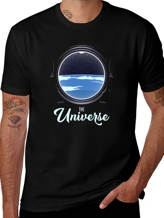 The Universe Porthole Black T-Shirt