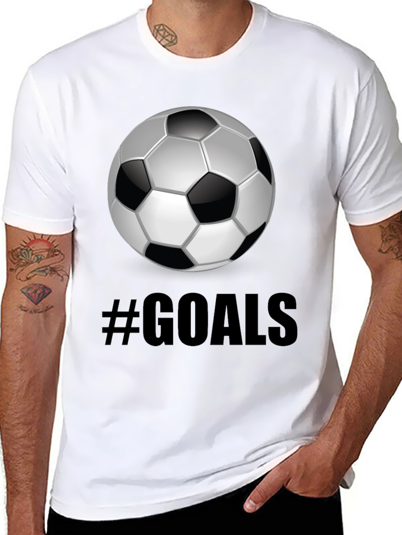 Soccer Goals T-Shirt - Stylish Sports Tee