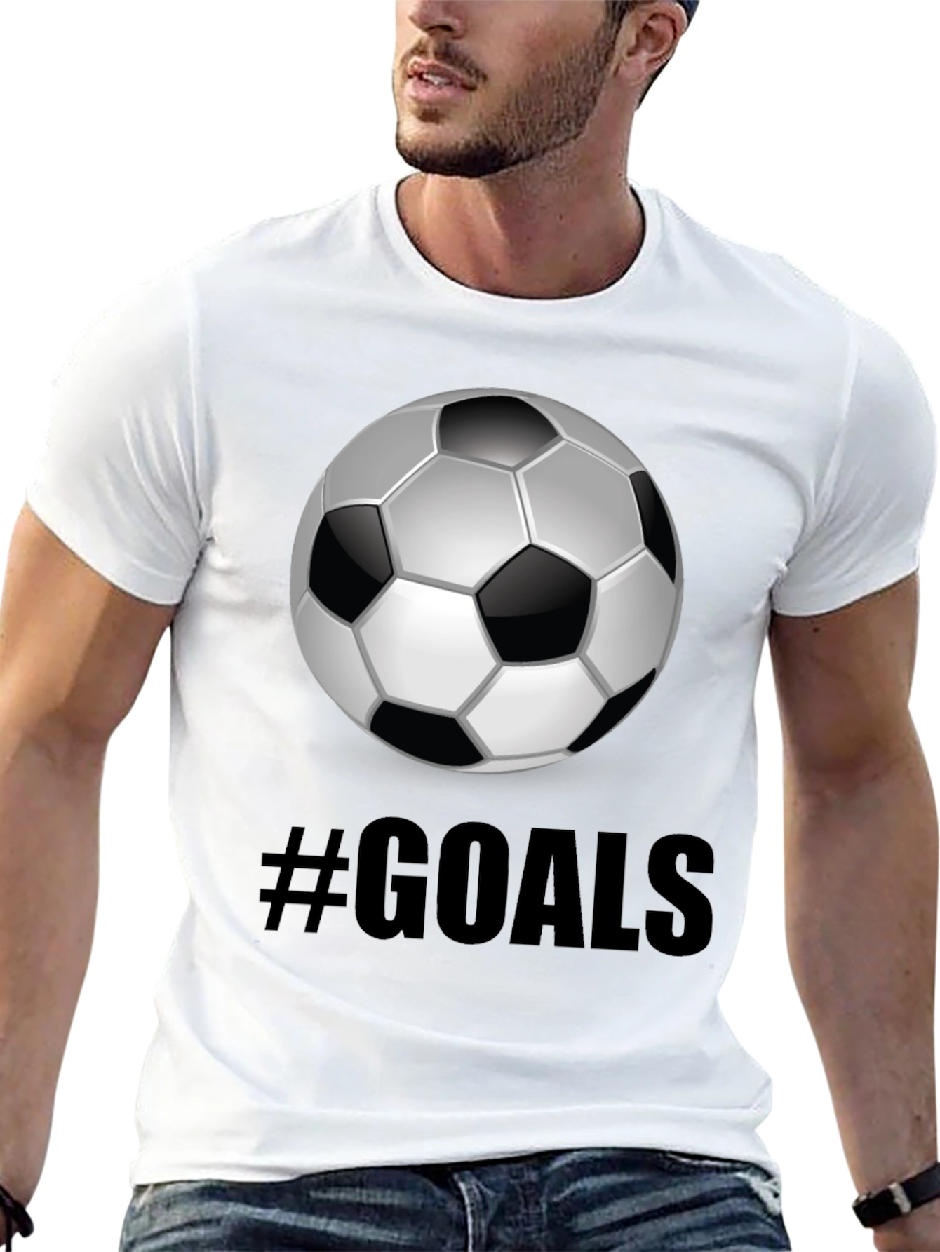 Soccer Goals T-Shirt - Stylish Sports Tee