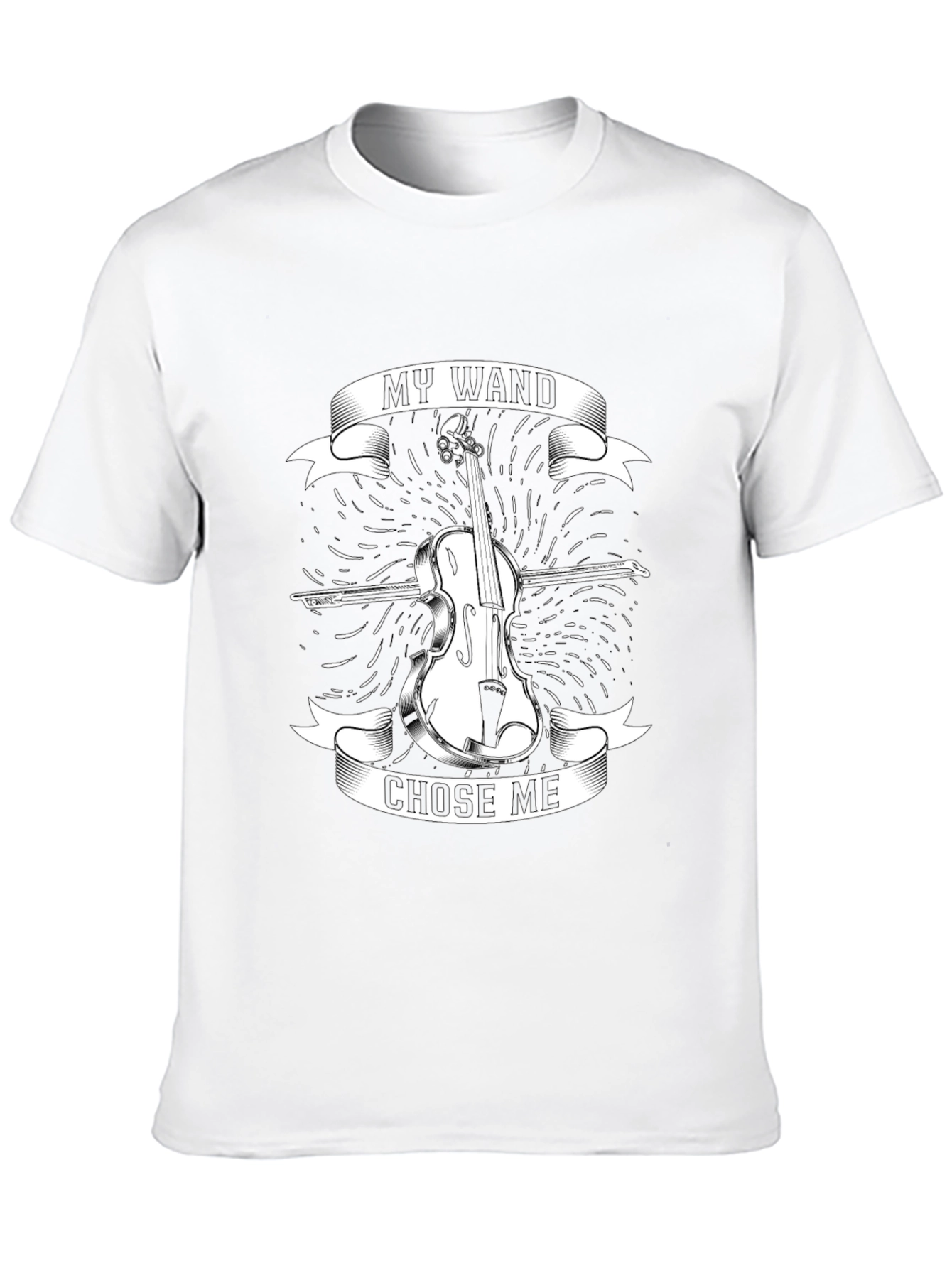 My Wand Chose Me Violin T-Shirt