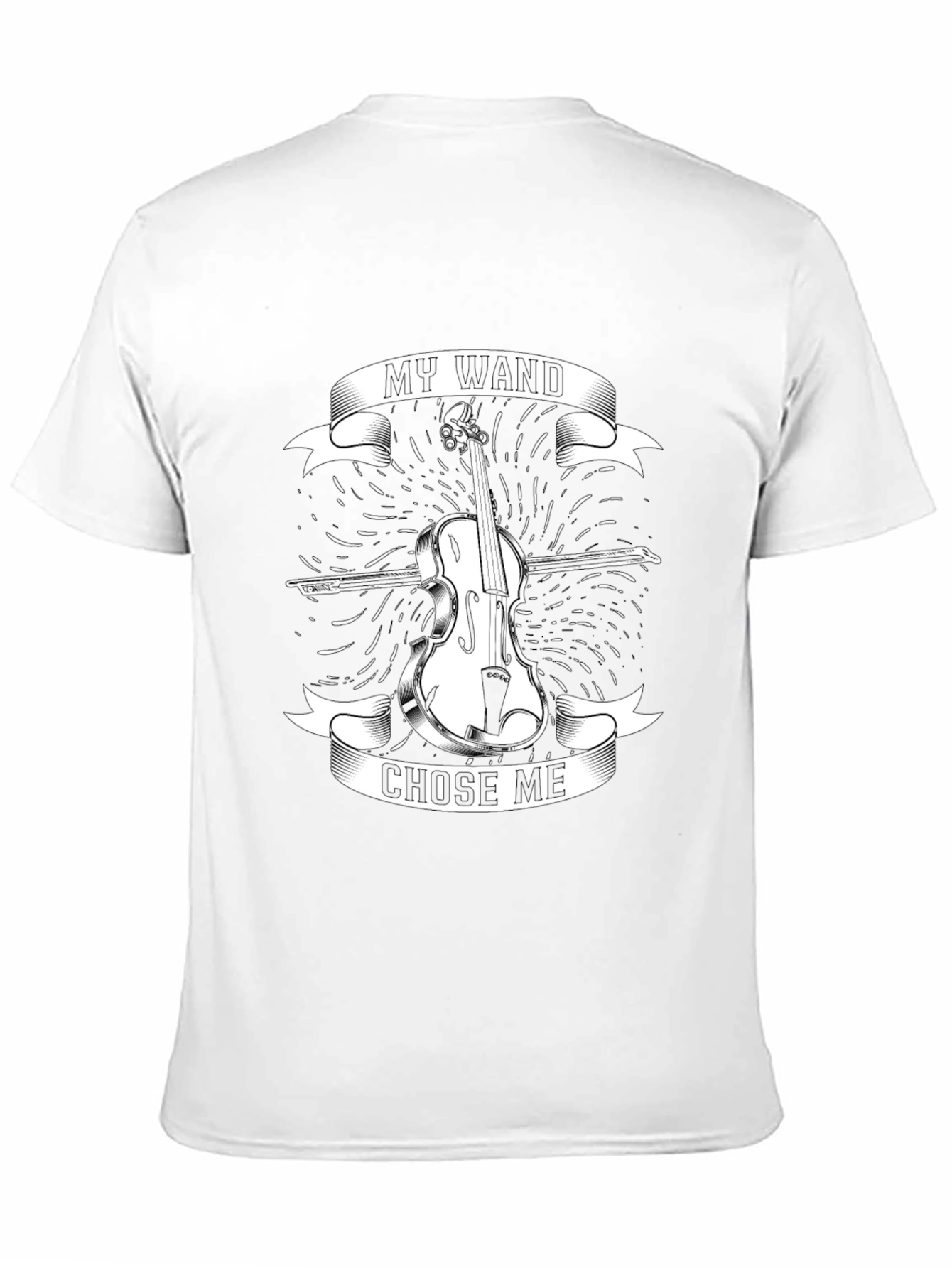 My Wand Chose Me Violin T-Shirt