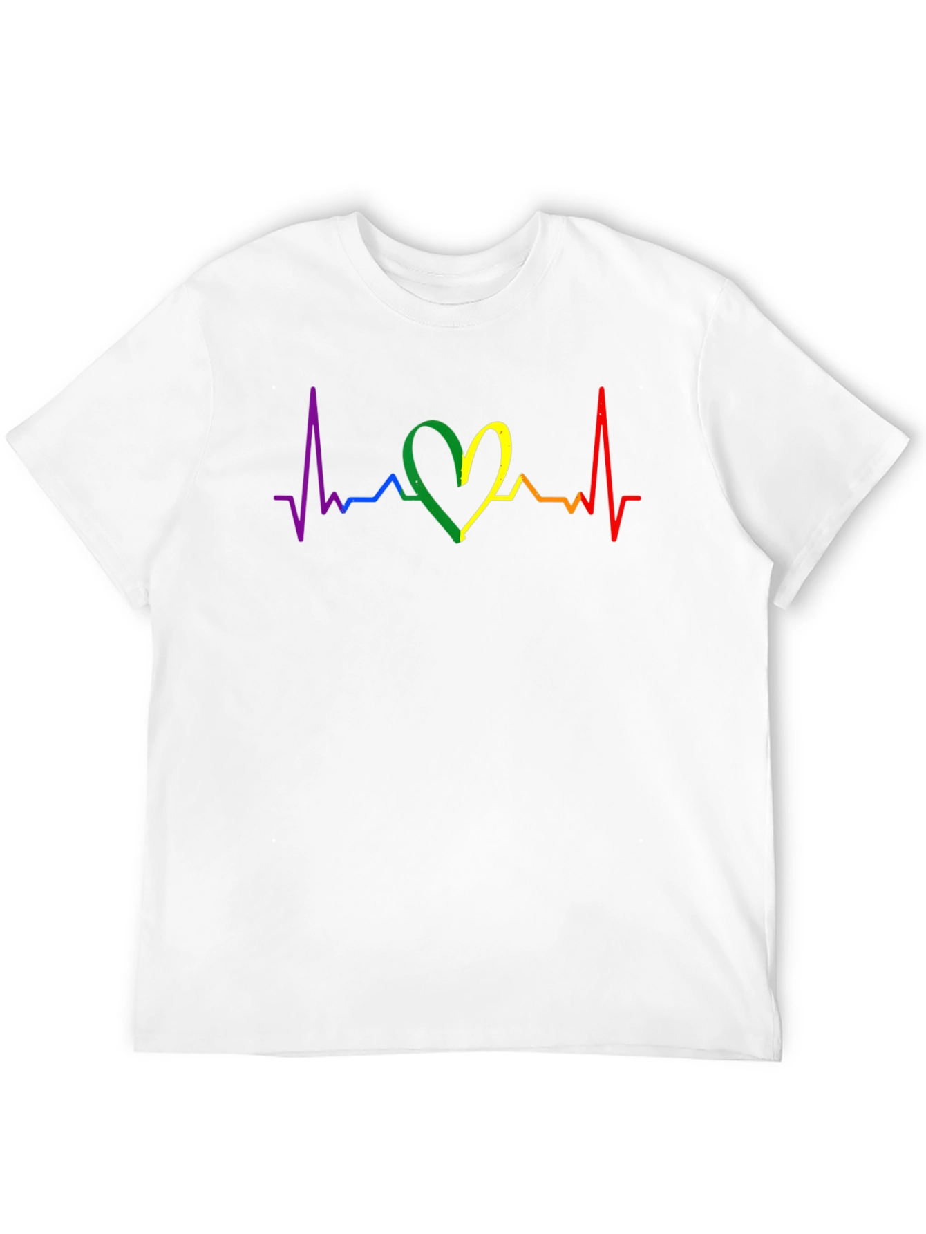 LGBTQ+ Heartbeat T-Shirt - Pride & Love