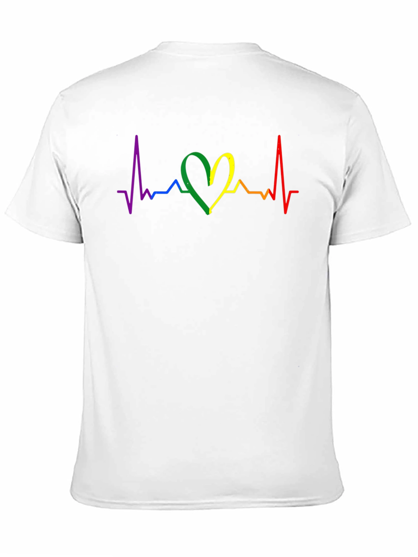 LGBTQ+ Heartbeat T-Shirt - Pride & Love