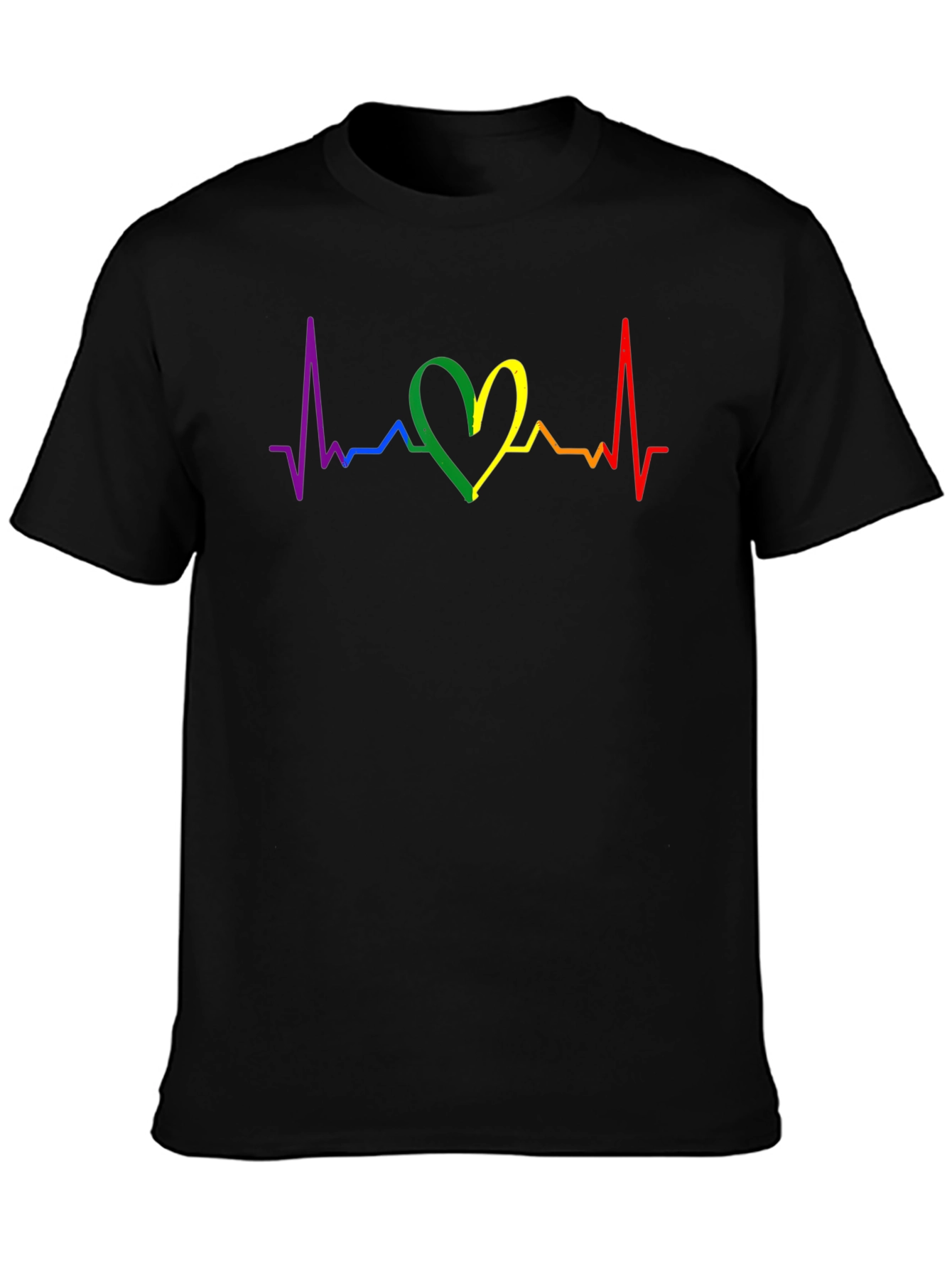 LGBTQ+ Heartbeat T-Shirt - Pride & Love