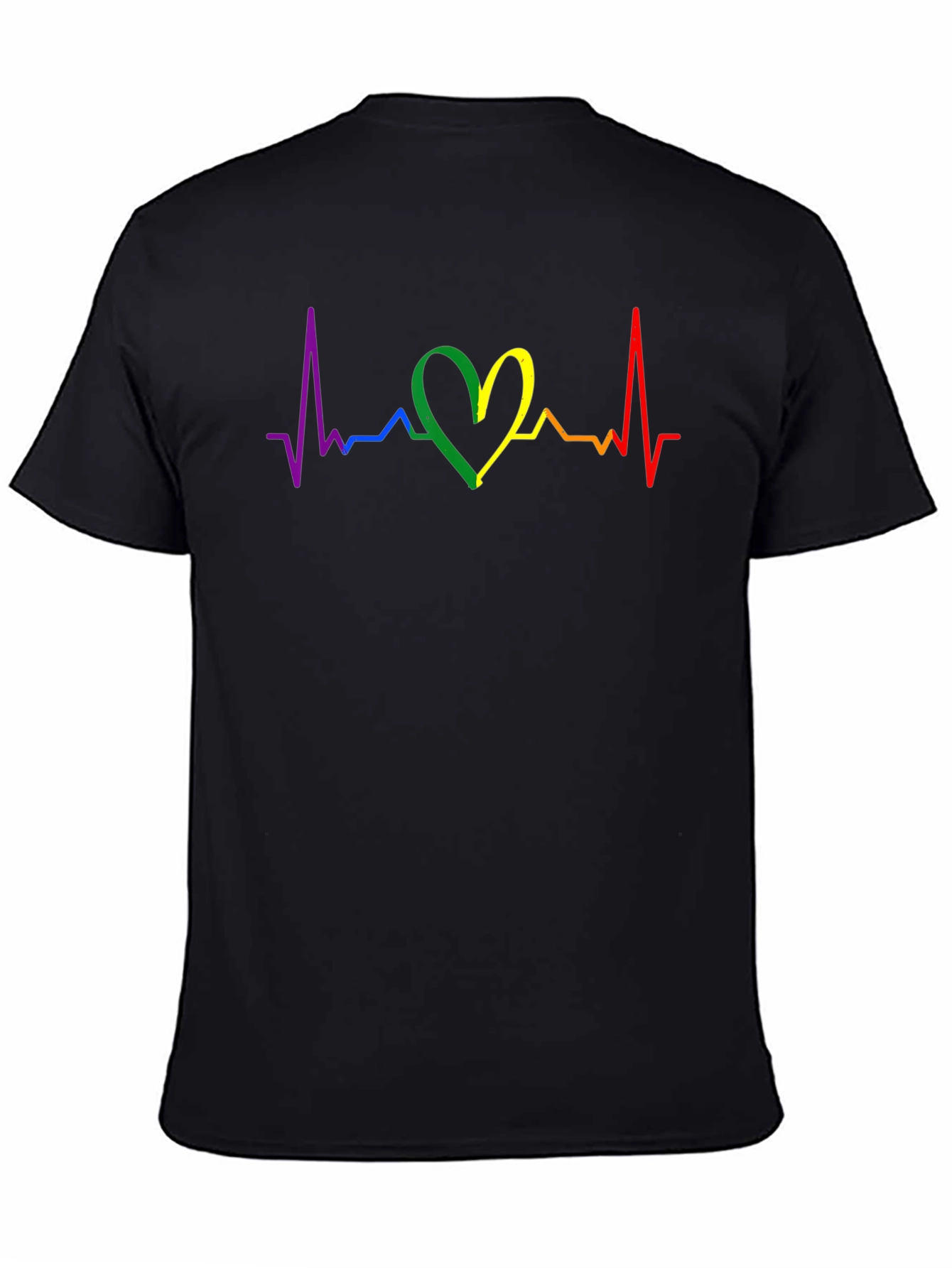 LGBTQ+ Heartbeat T-Shirt - Pride & Love