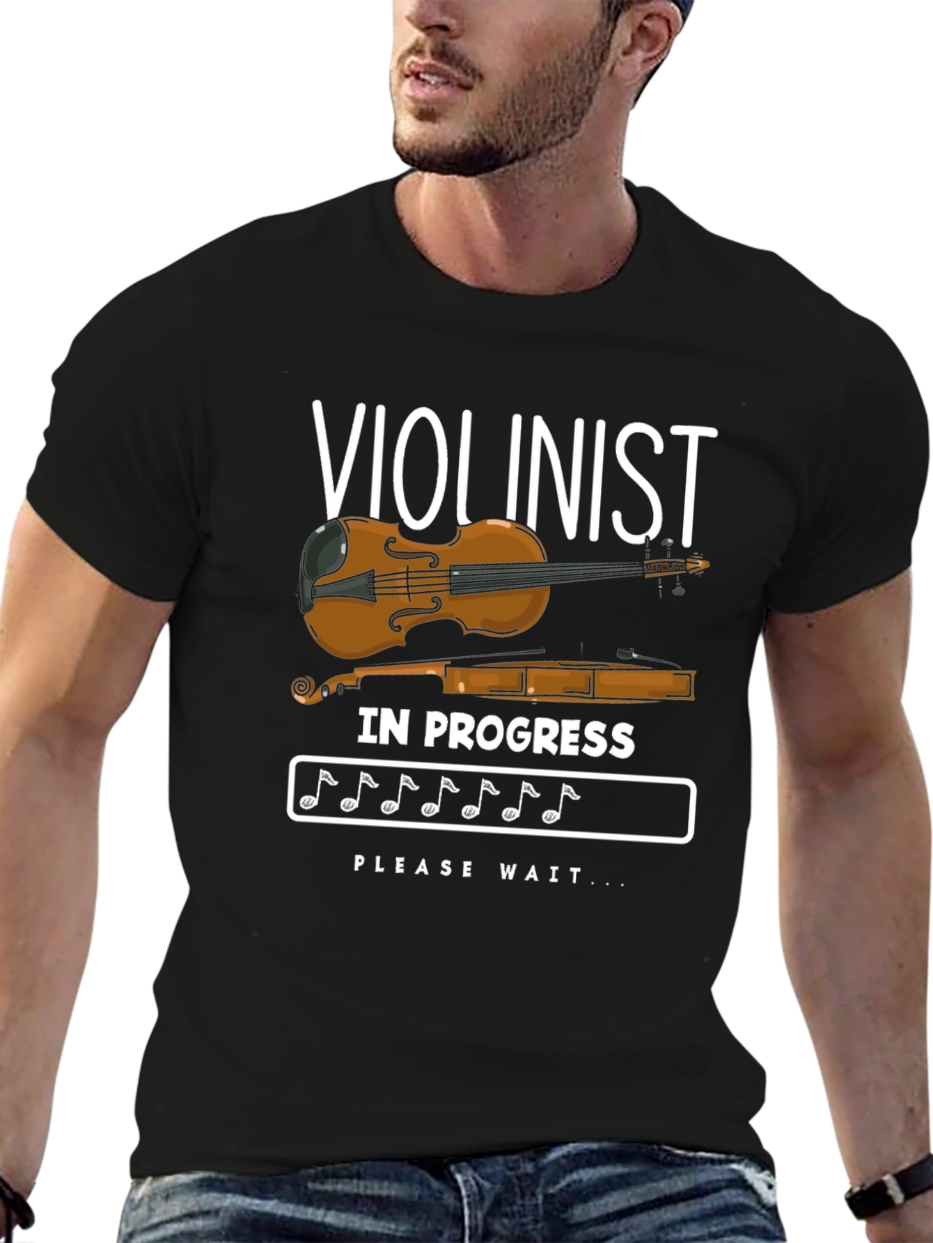 Violinist In Progress T-Shirt | Musician Humor Tee