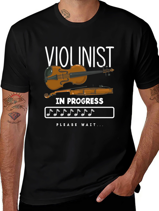 Violinist In Progress T-Shirt | Musician Humor Tee