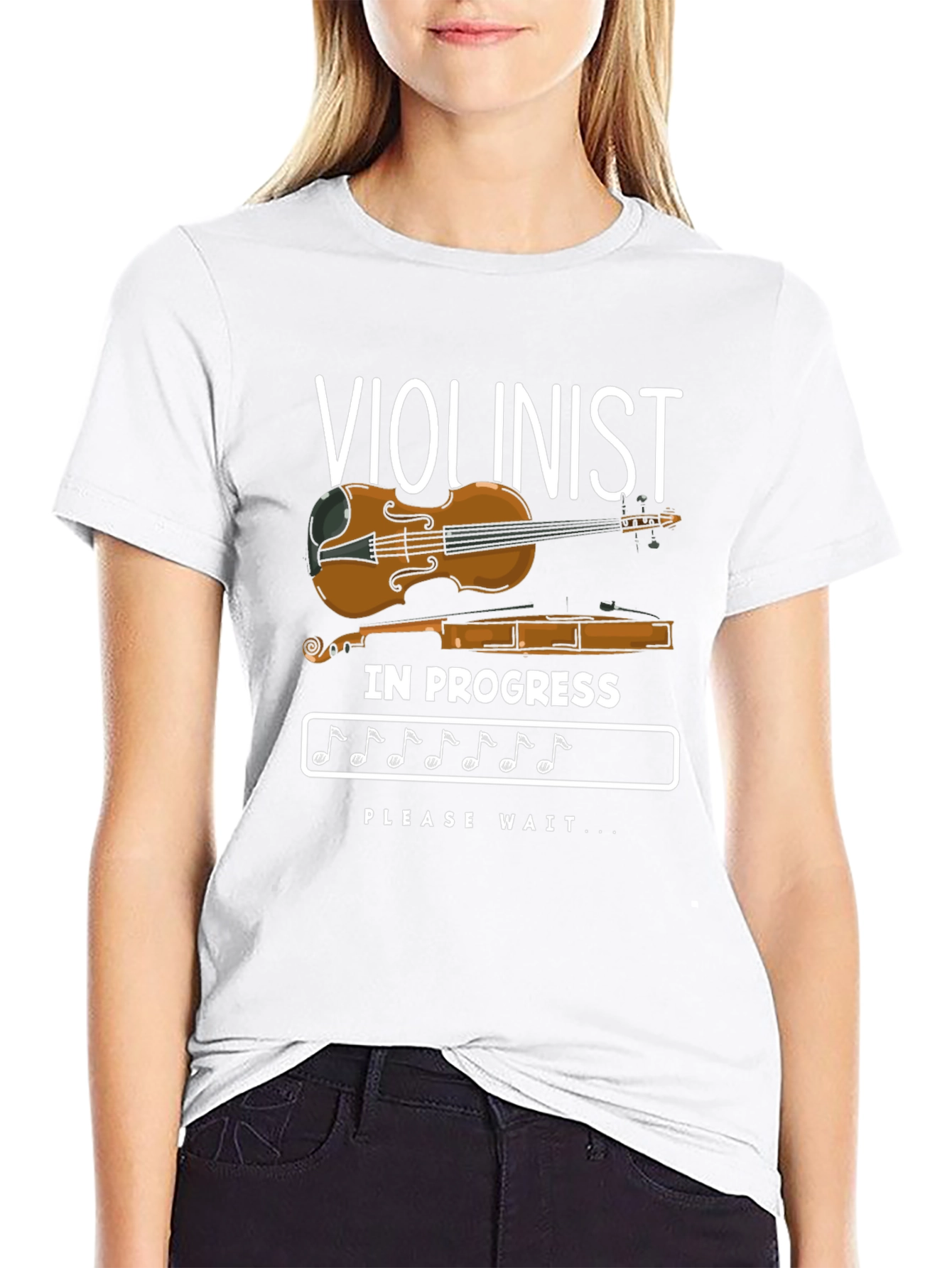Violinist In Progress T-Shirt | Musician Humor Tee