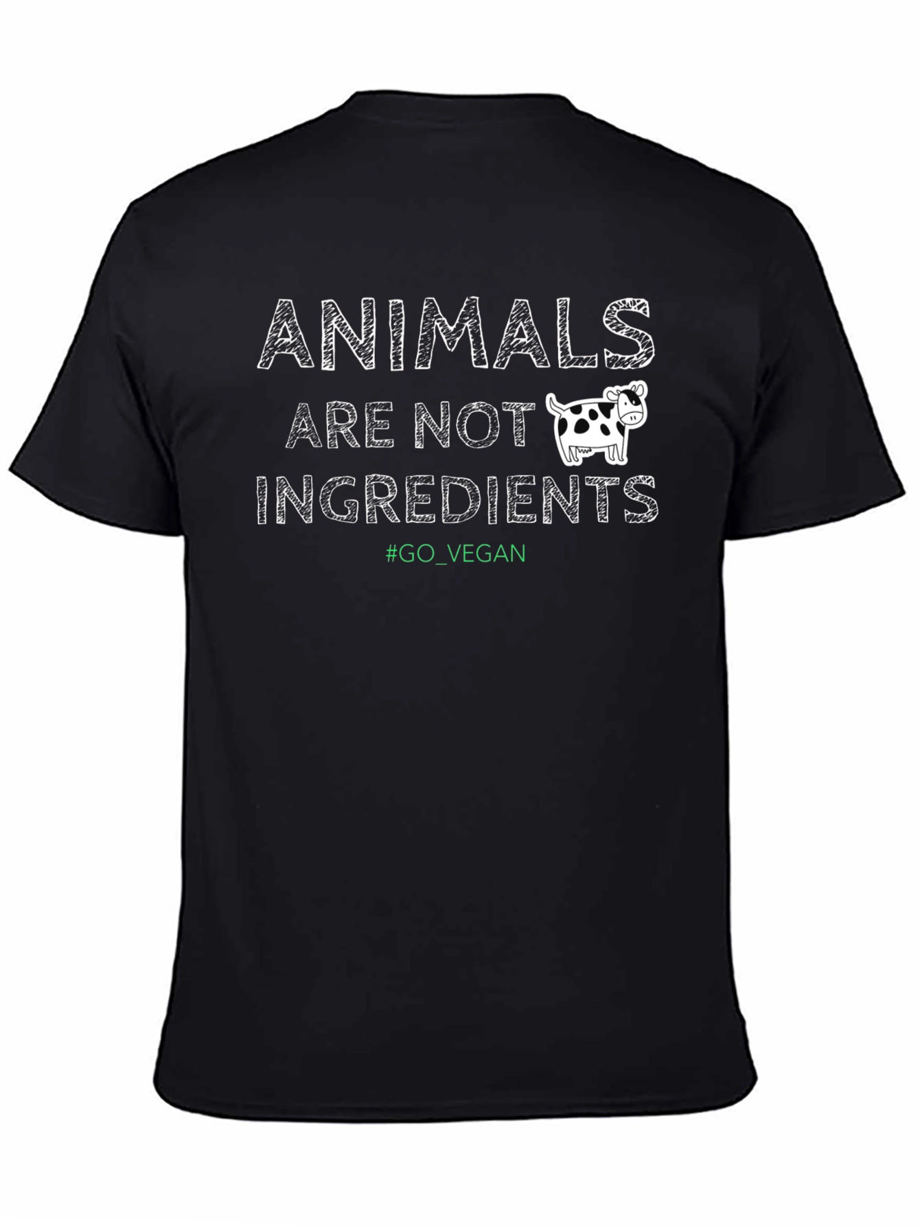 Vegan T-Shirt: Animals Are Not Ingredients!