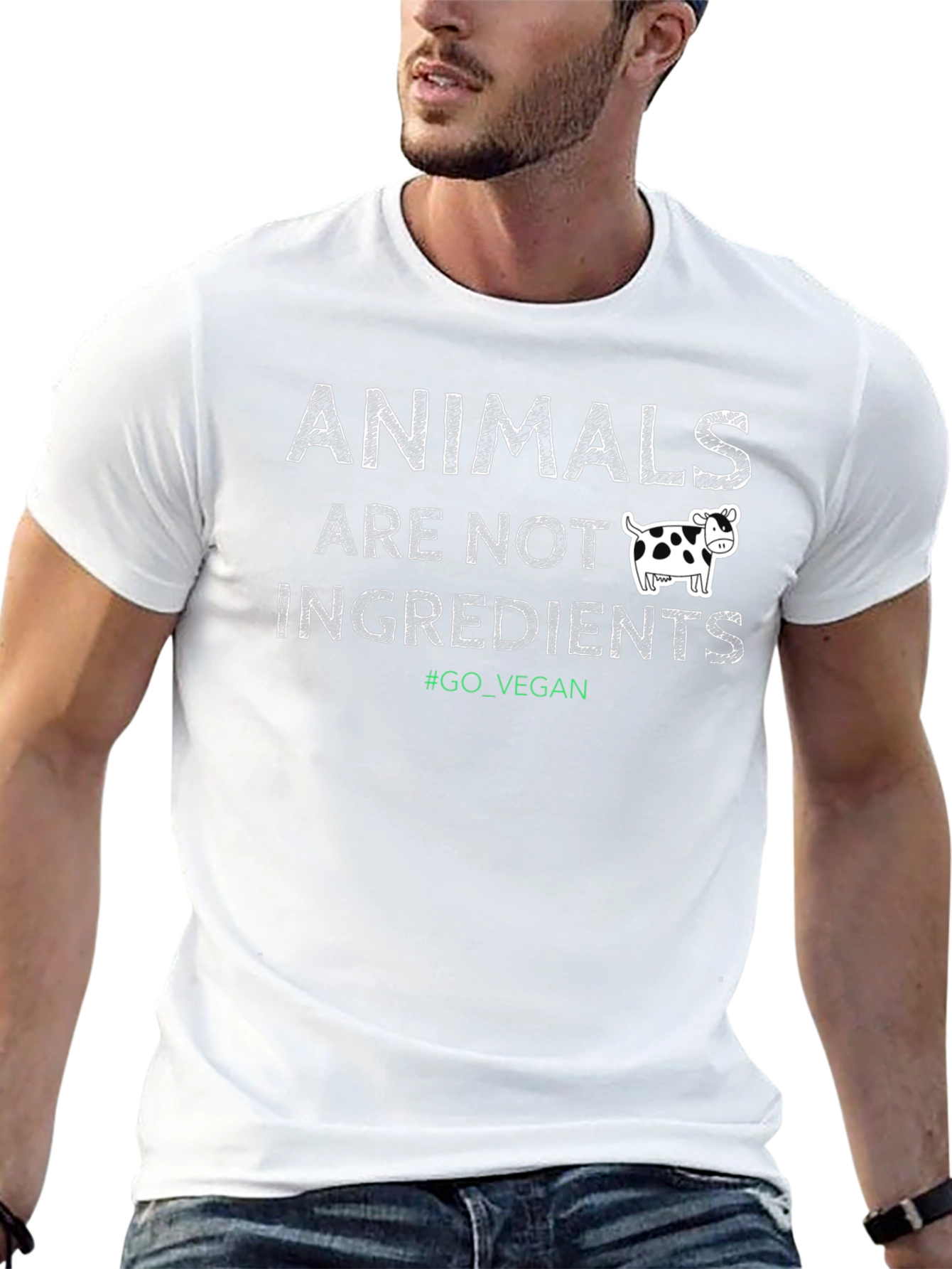 Vegan T-Shirt: Animals Are Not Ingredients!