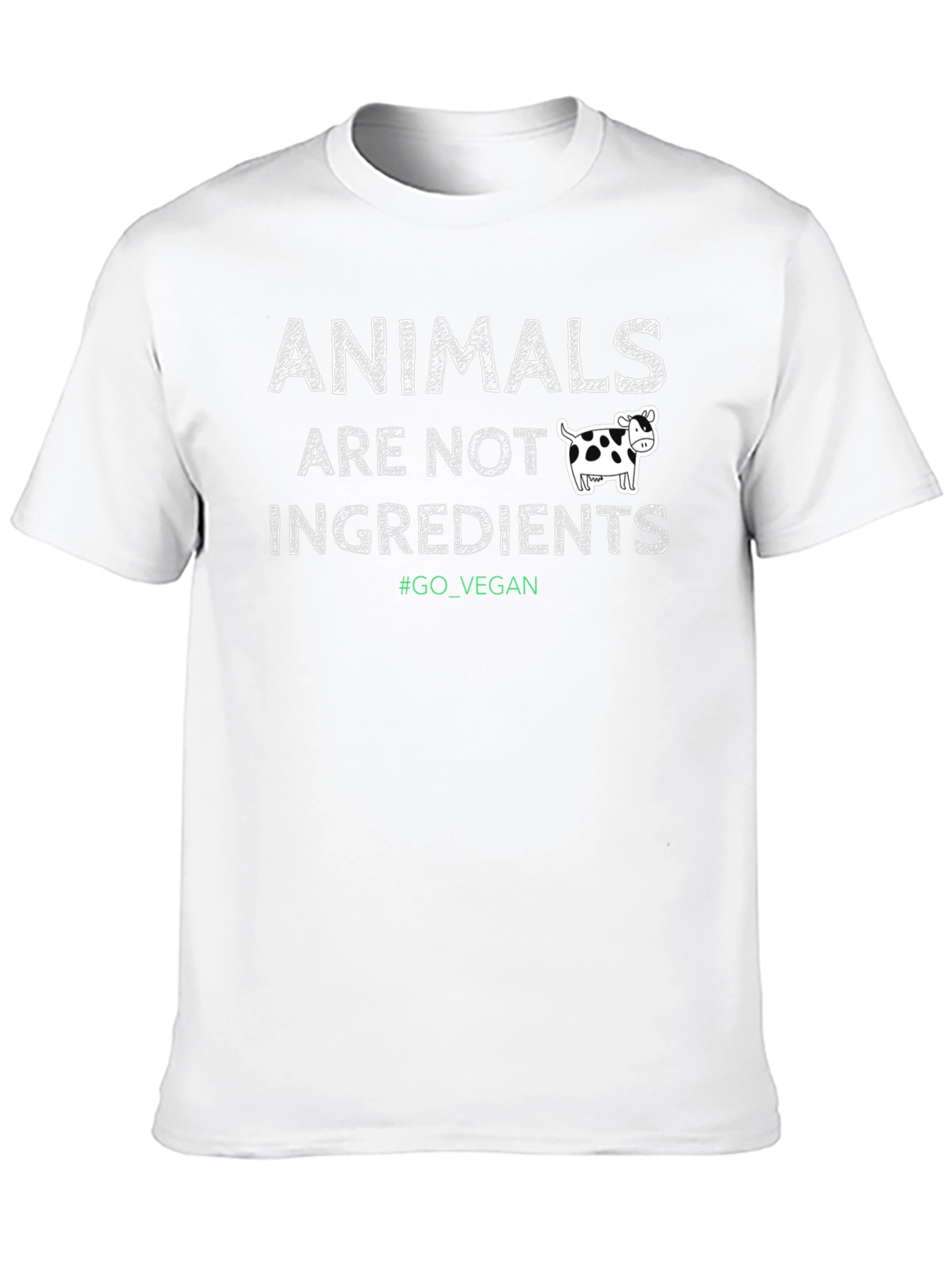 Vegan T-Shirt: Animals Are Not Ingredients!