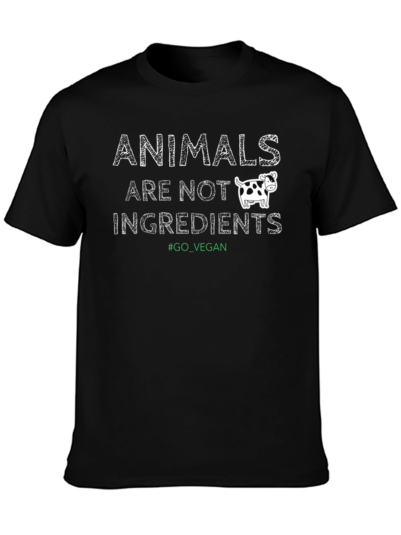 Vegan T-Shirt: Animals Are Not Ingredients!