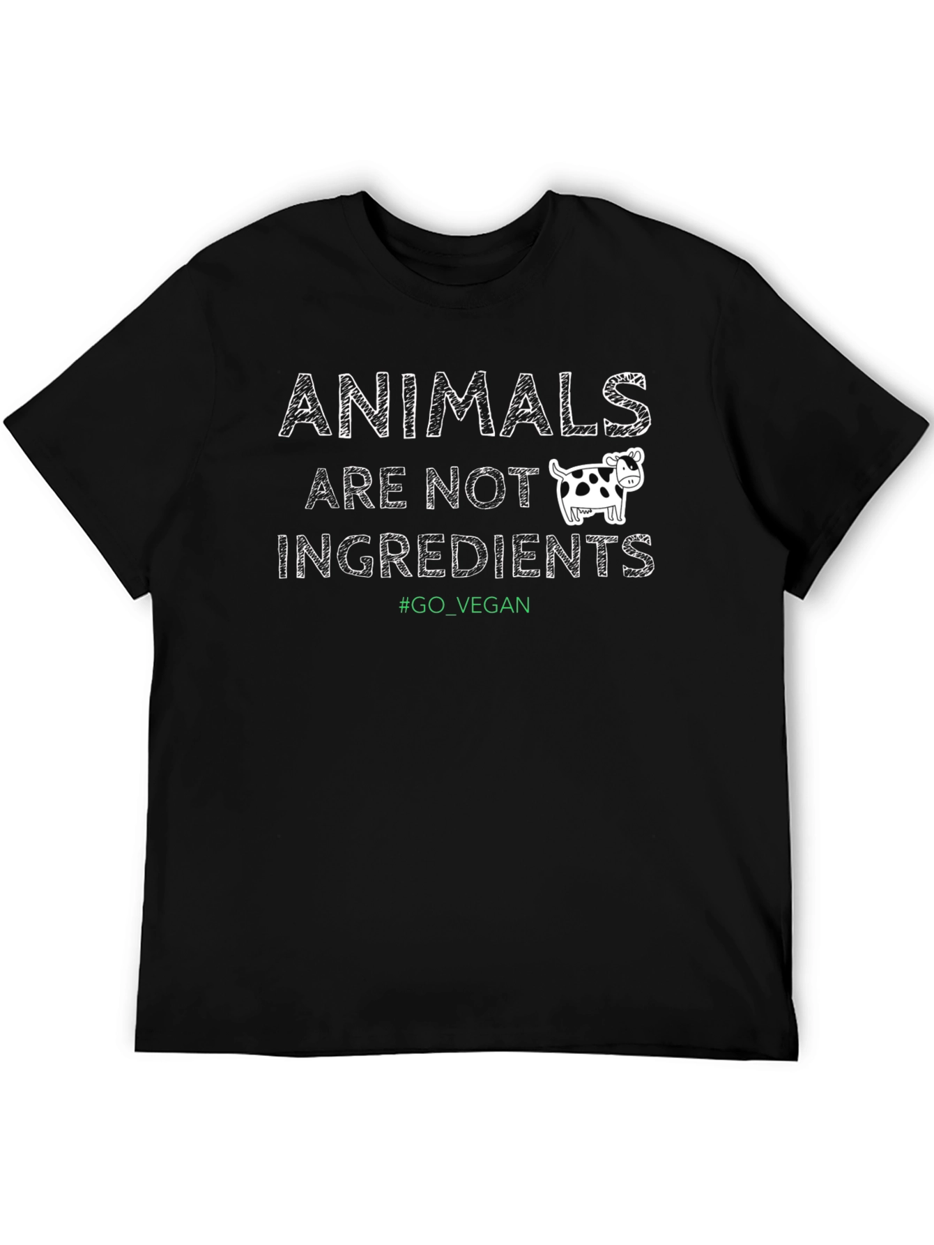 Vegan T-Shirt: Animals Are Not Ingredients!