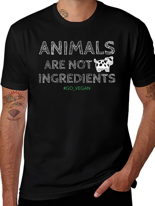 Vegan T-Shirt: Animals Are Not Ingredients!