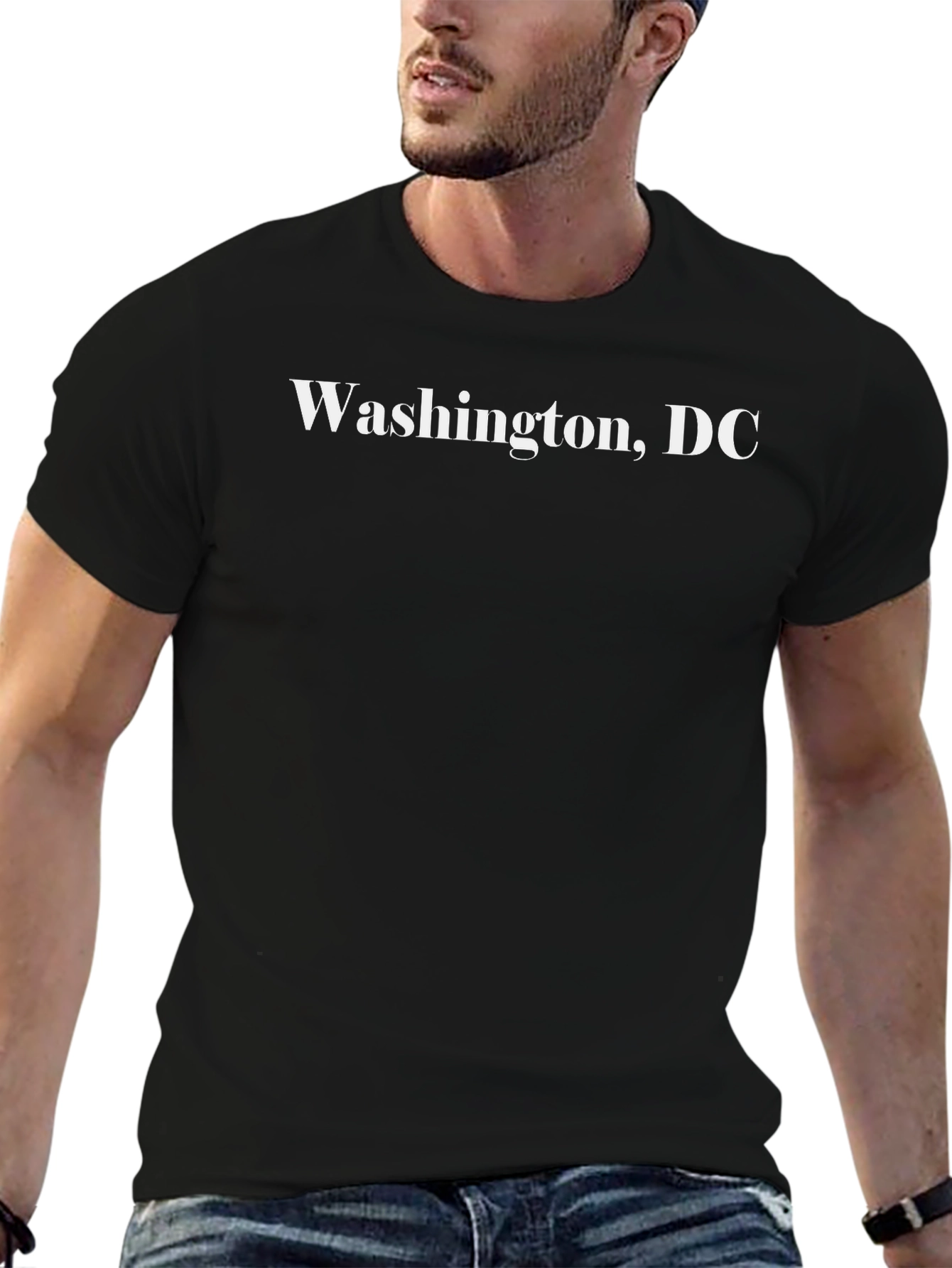 Washington DC Black T-Shirt