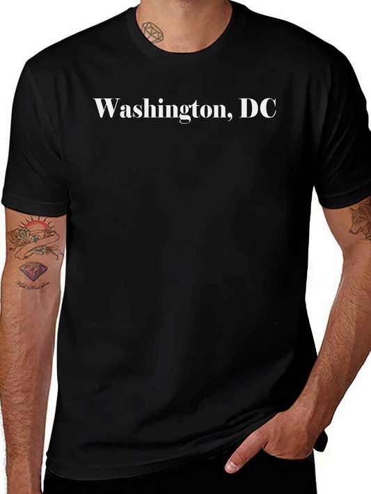 Washington DC Black T-Shirt