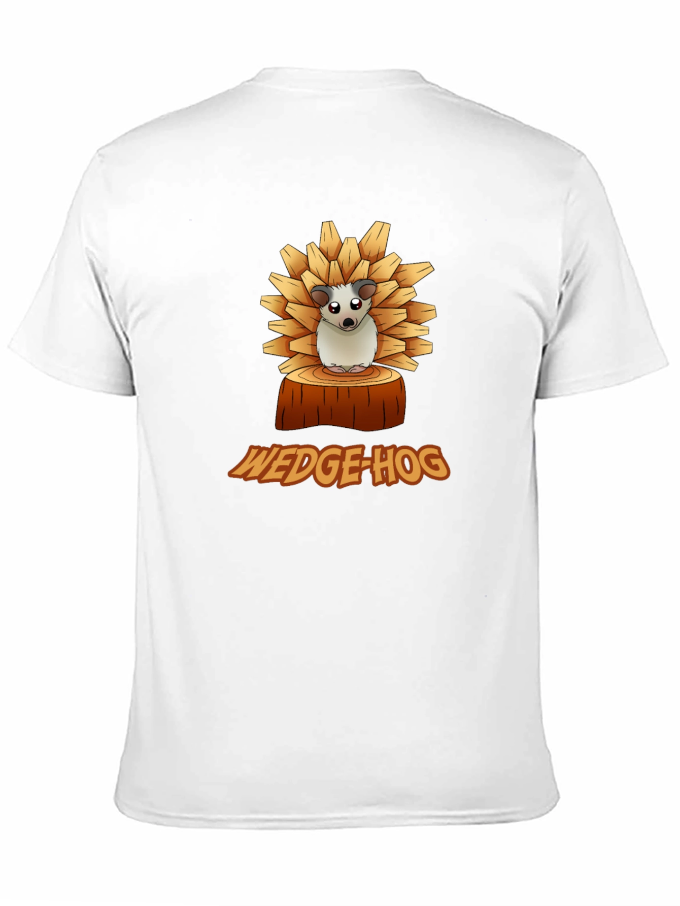 Wedge-Hog T-Shirt - Funny Hedgehog Graphic Tee
