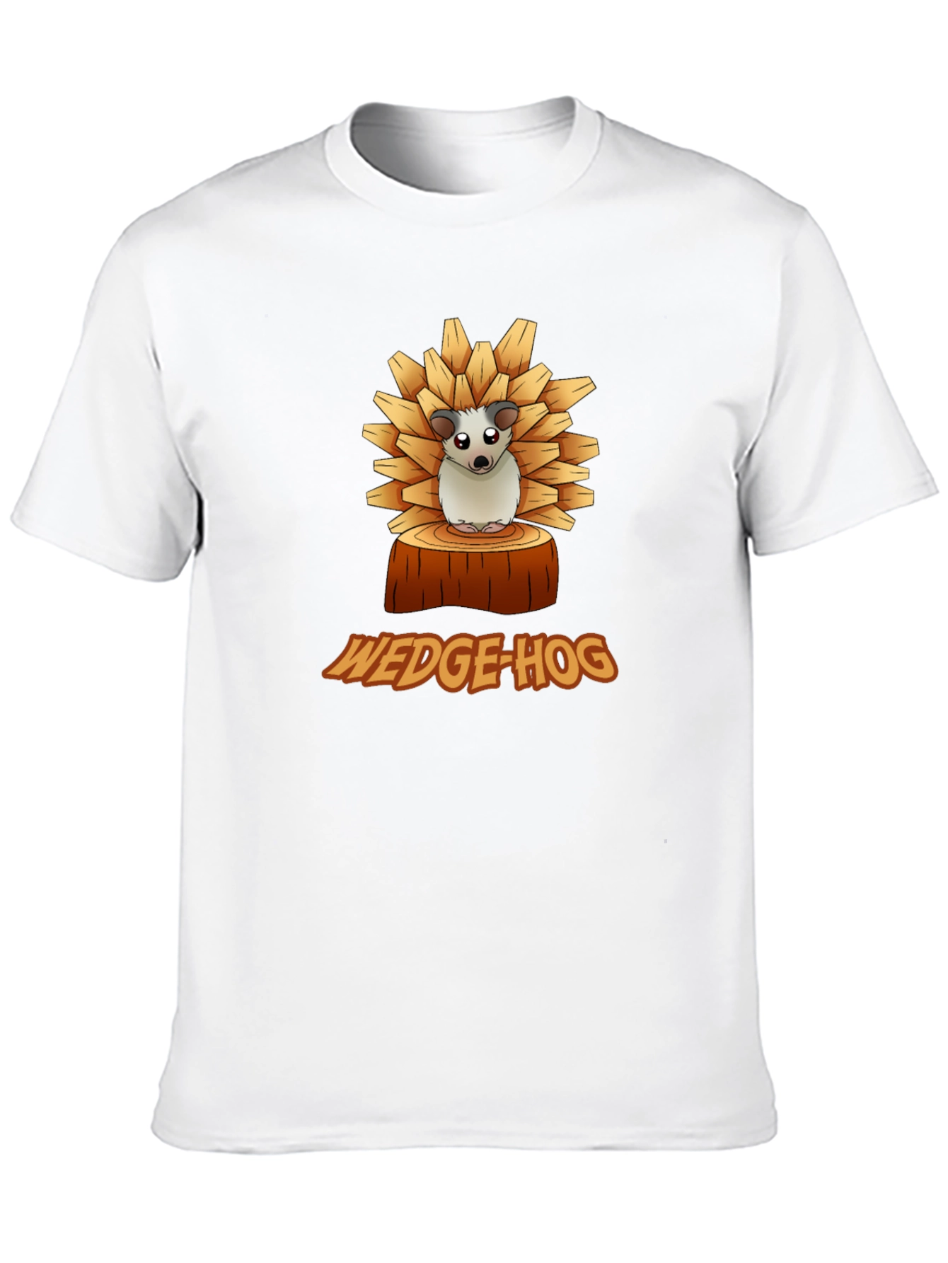 Wedge-Hog T-Shirt - Funny Hedgehog Graphic Tee