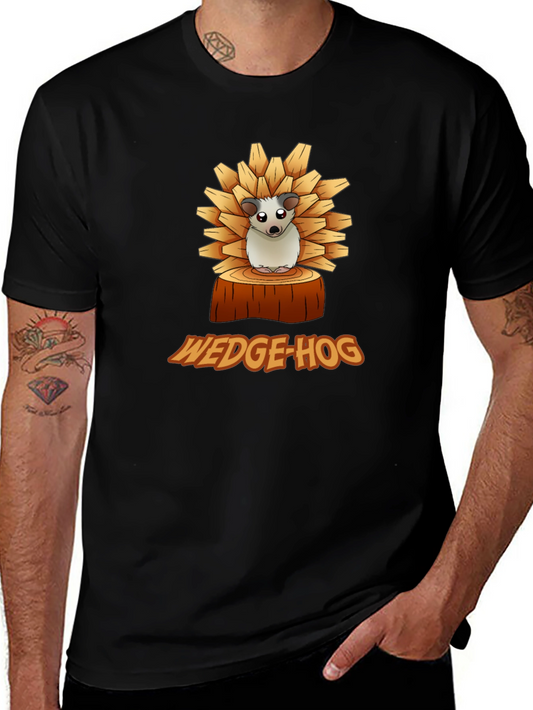 Wedge-Hog T-Shirt - Funny Hedgehog Graphic Tee