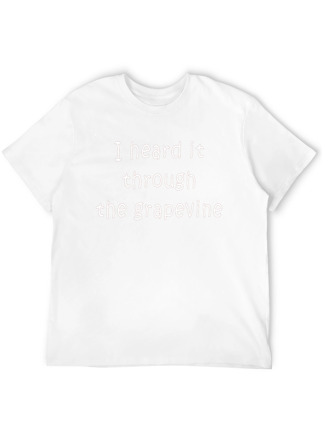 I Heard it Through the Grapevine Black Graphic Tee