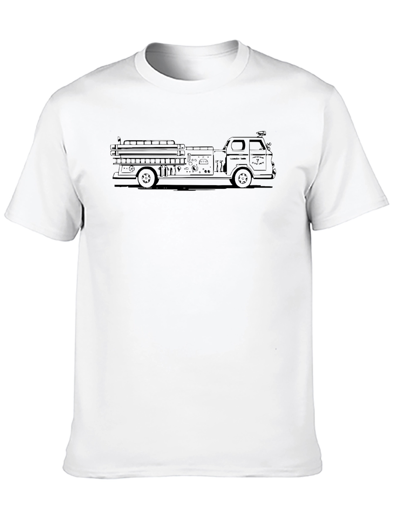 Firetruck Graphic Tee - Classic Engine Design