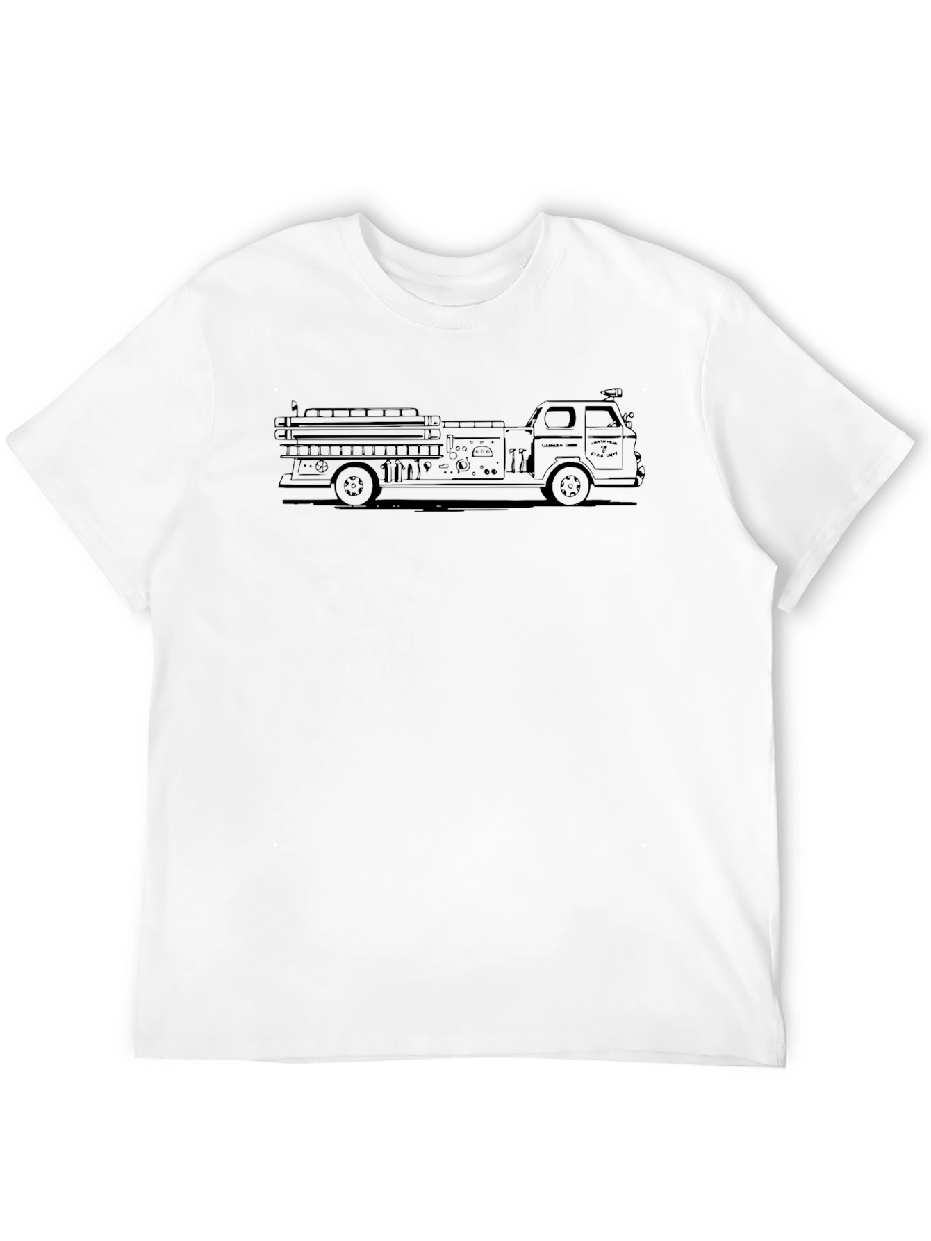 Firetruck Graphic Tee - Classic Engine Design