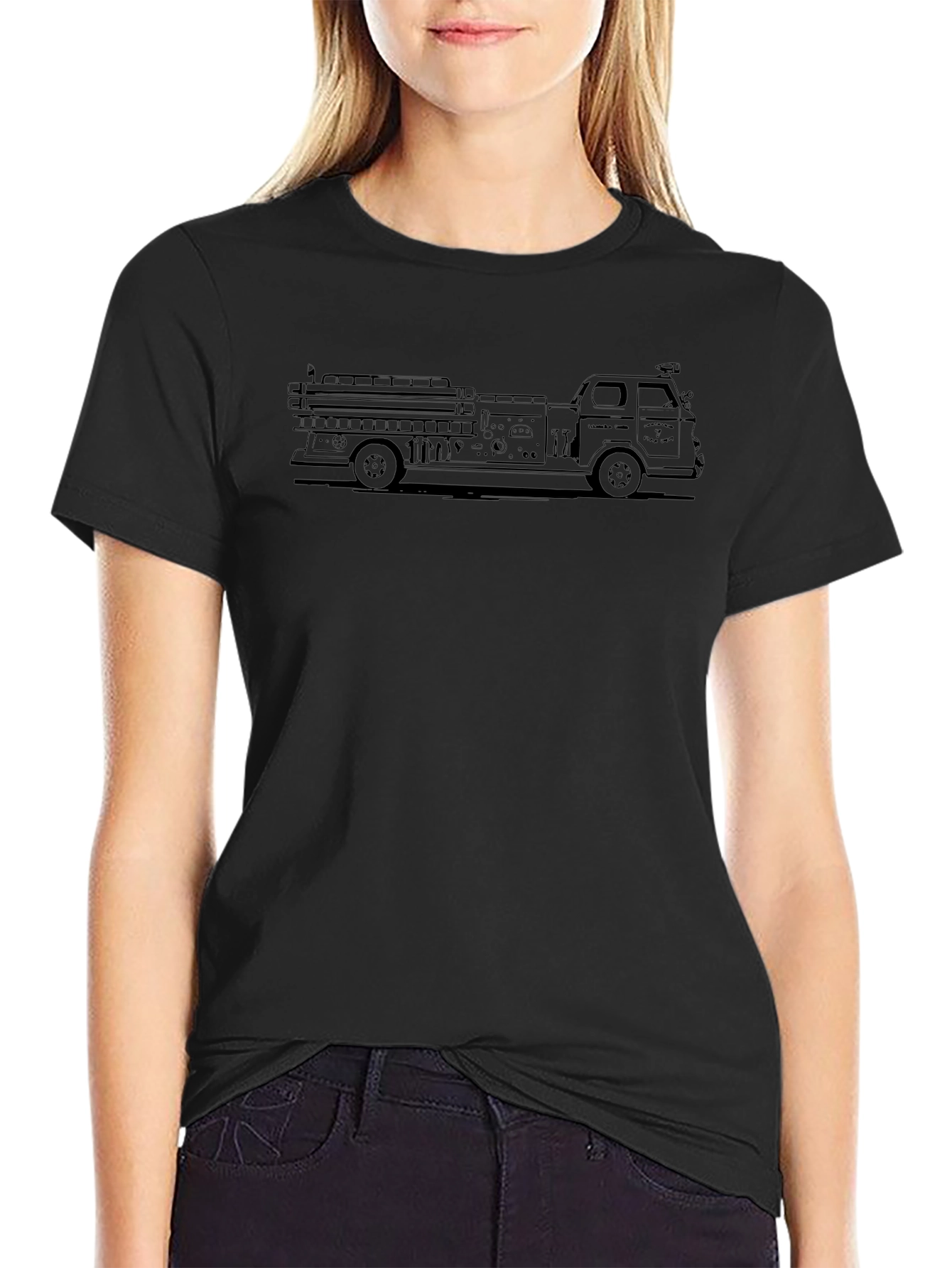 Firetruck Graphic Tee - Classic Engine Design
