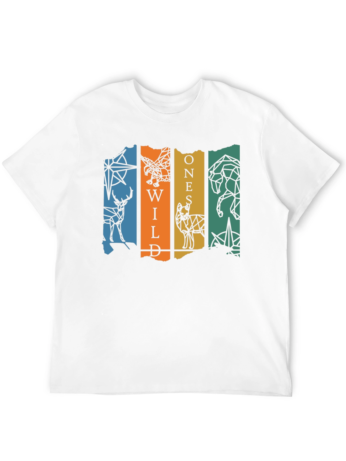 Geometric Wildlife T-Shirt - Ones Wild